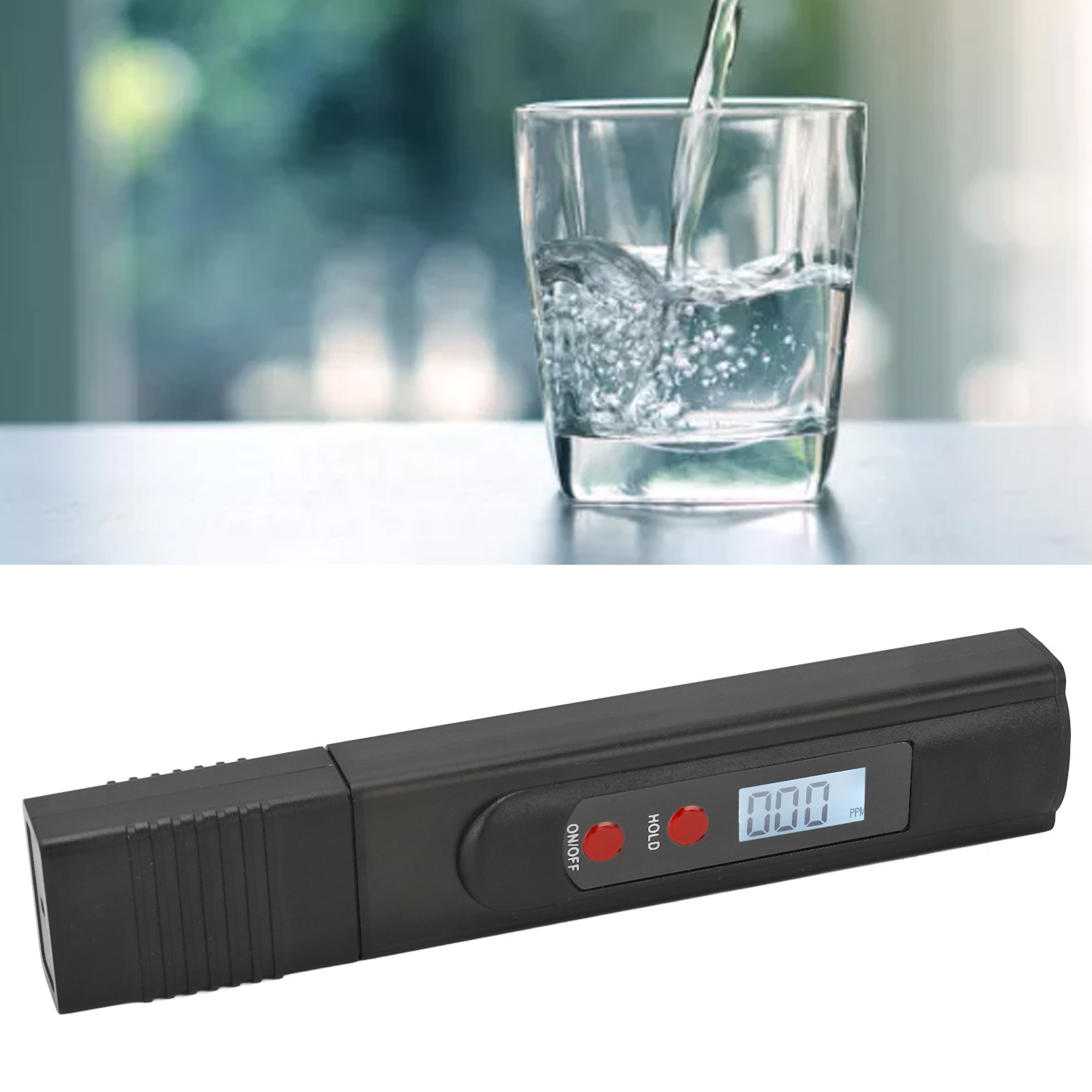 Tds-testerstift, Schwarz, Hintergrundbeleuchtet Mit Zwei Tasten, Tds-detektionsstift.