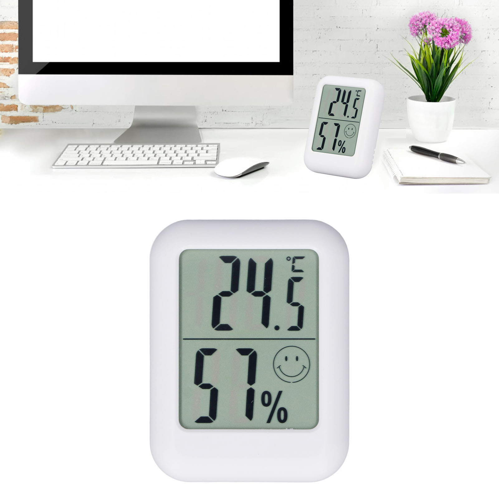 Digitalanzeige-thermometer Und Hygrometer, Elektronisches Thermometer Und Hygrometer
