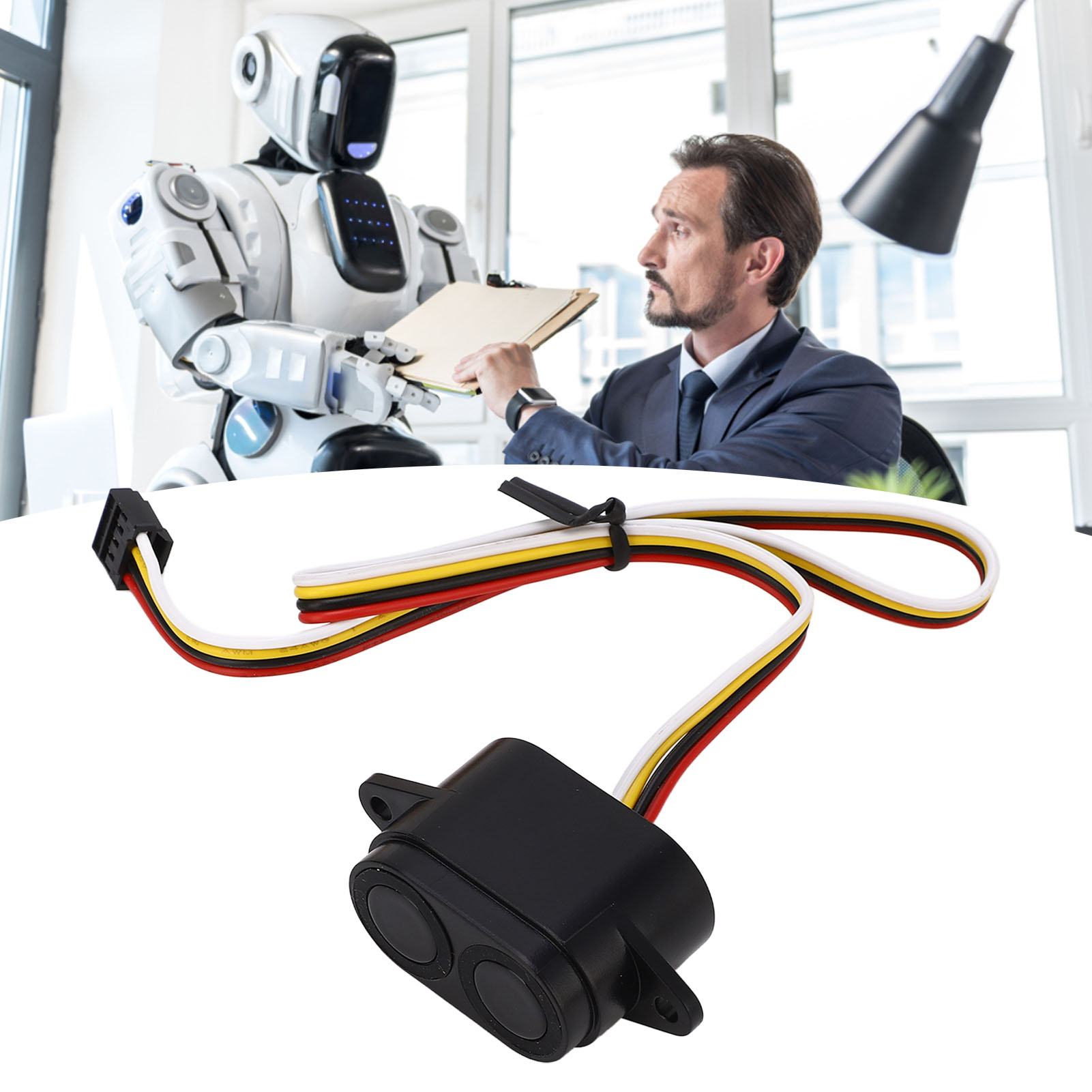 A22 Ultraschall-telemetriemodul, Hindernisvermeidungssensor Für Agv-roboter Mit Minimalem Toten Winkel, Gesteuert Über 3,3v-12v Uart