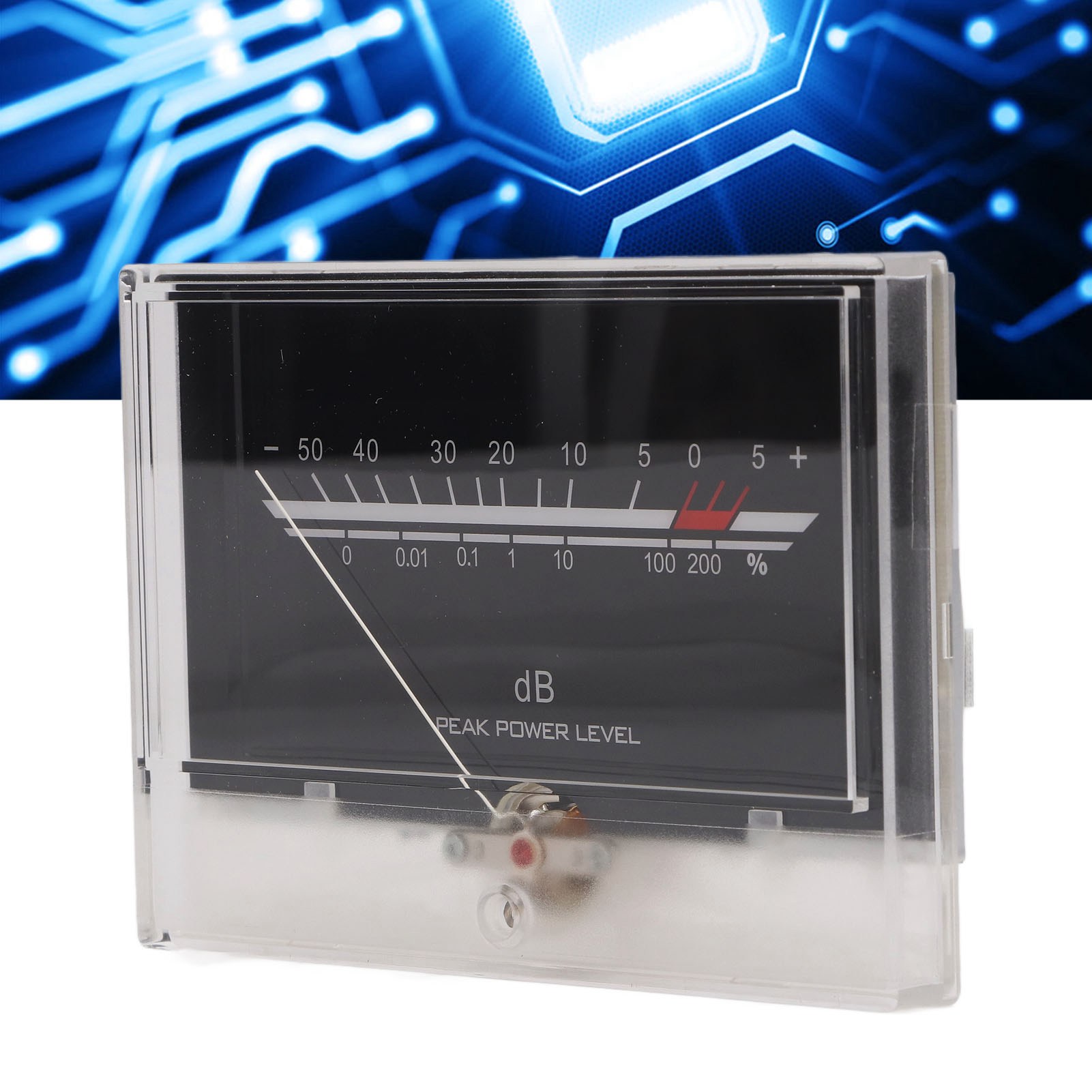P-134-bgb-s0561-w Hochpräzises Vu-meter Mit Weißer Led-hintergrundbeleuchtung, Audio-meter, Wattmeter