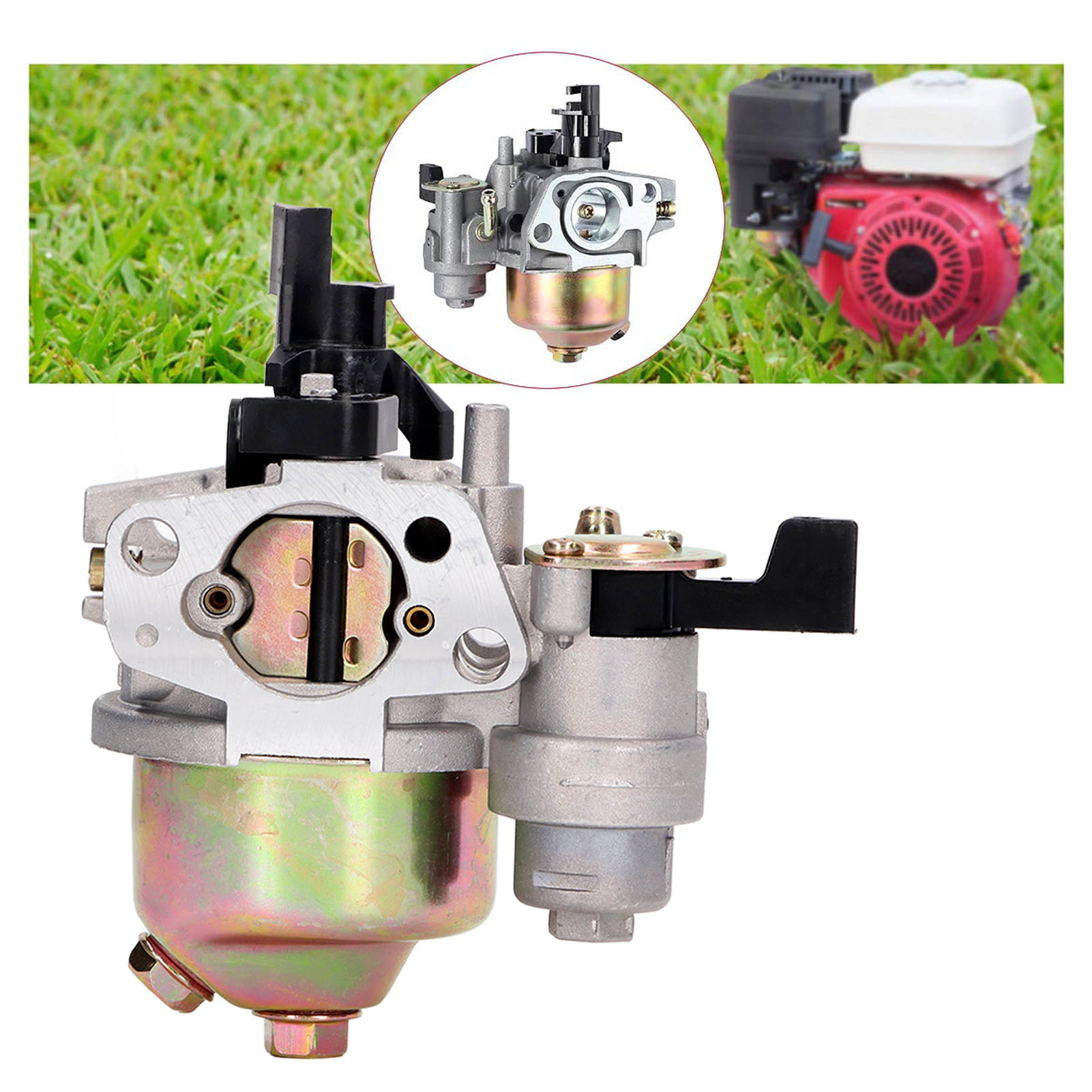 168f Gx160 Gx200 Vergaser-reparatursatz (3 Vergaser) Mit Luftfilter-einstellsatz 17210-ze1-517
