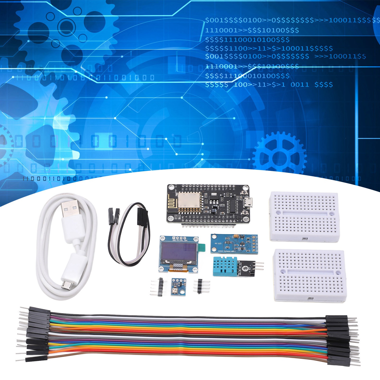 Wetterstations-kit, Luftfeuchtigkeit Und Umgebungstemperatur Bmp180, Drucksensor Esp8266 Kit 8266