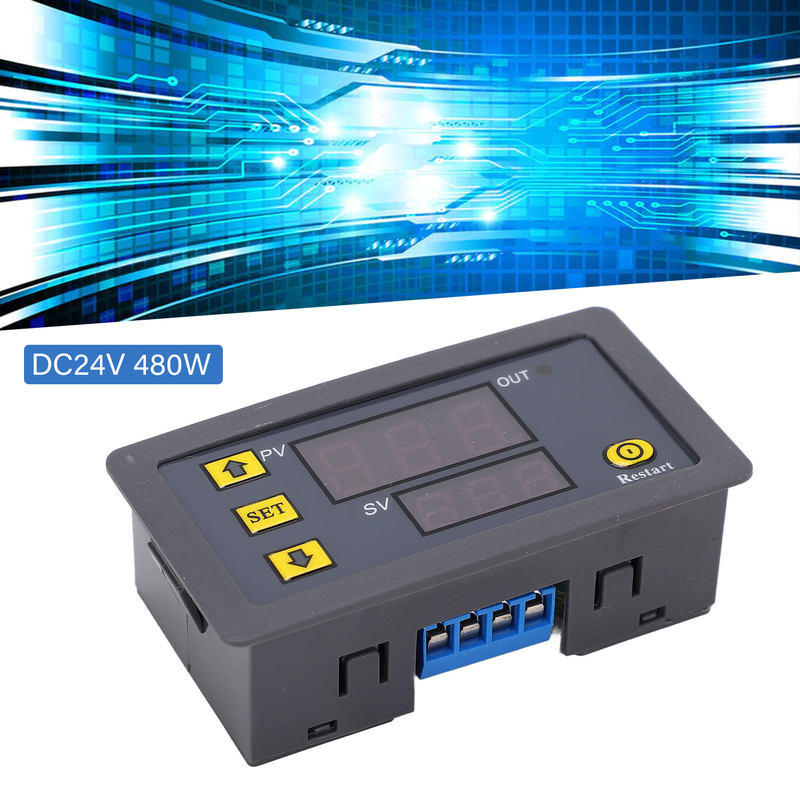Zeitverzögerungsrelaismodul Mit Ein-/ausschalttimer, 24v Dc Zeitverzögerungs-steuerschalter