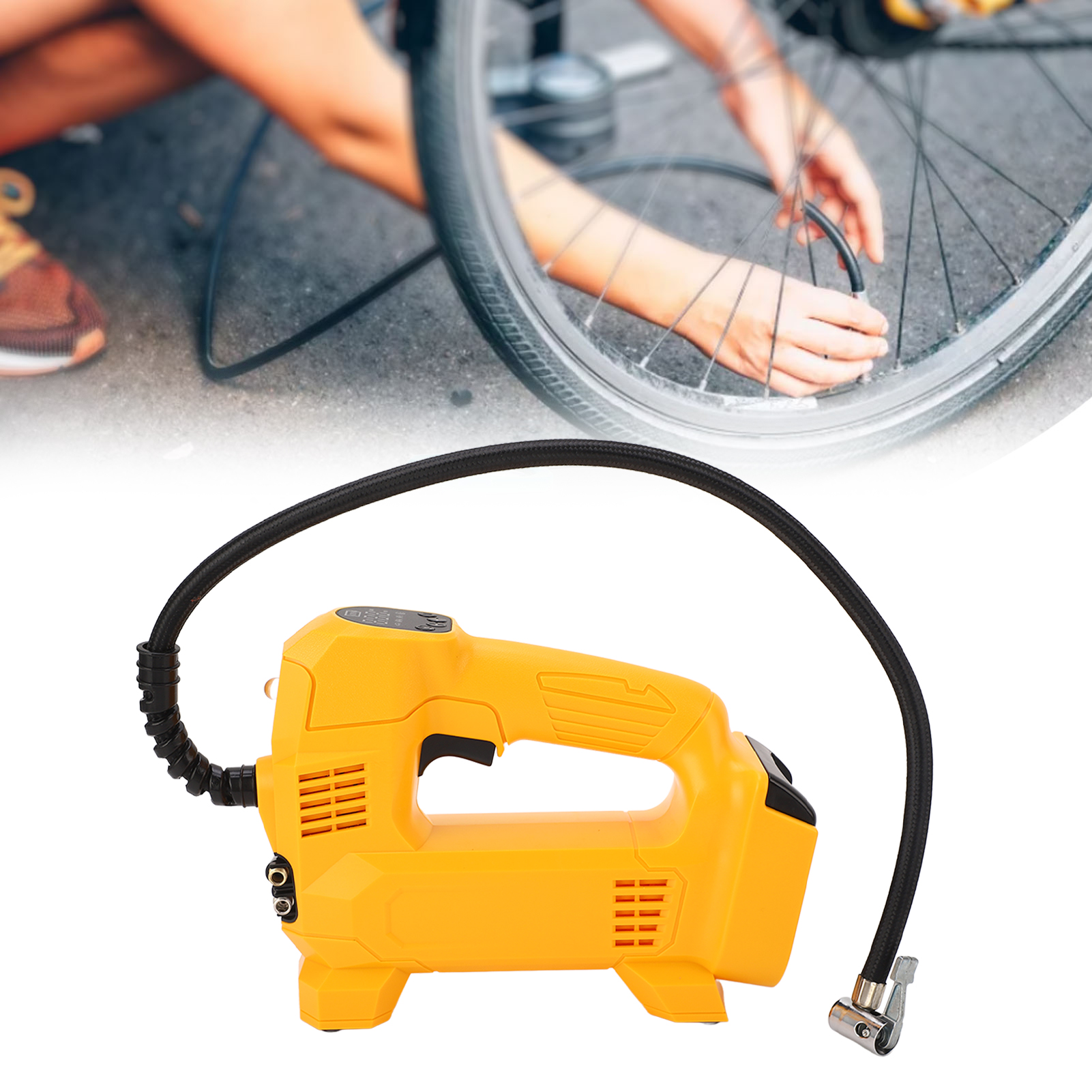 Lithium-ionen-luftpumpe Mit Digitalanzeige, Kompatibel Mit Dewalt Dcb180-, Dcb182- Und Dcb184-akkus.