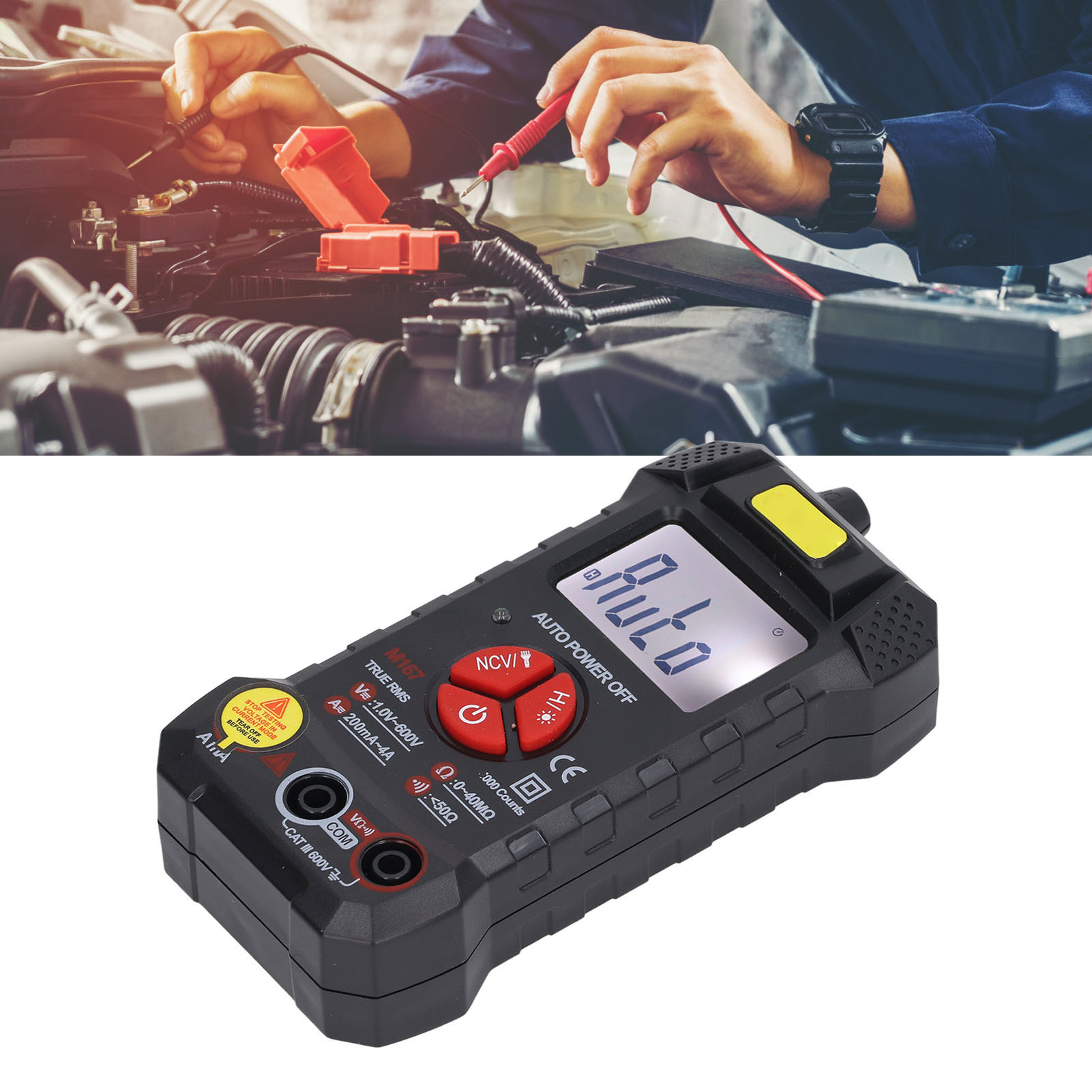 Aneng M167 Vollautomatisches Smart-multimeter, Hochpräzise Digital, Kompakt Und Tragbar