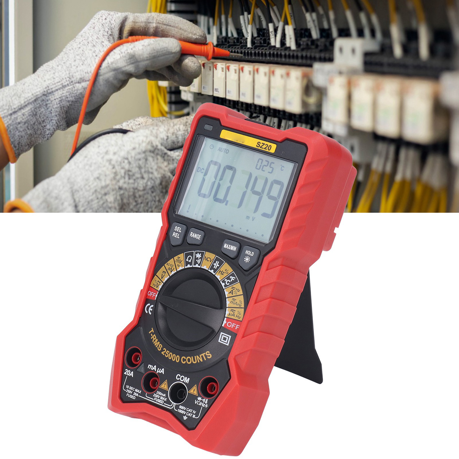 Aneng Hochpräzisions-digitalmultimeter, 25.000 Count Anti-burst Multifunktions-smart-multimeter, Elektrisches Zählinstrument