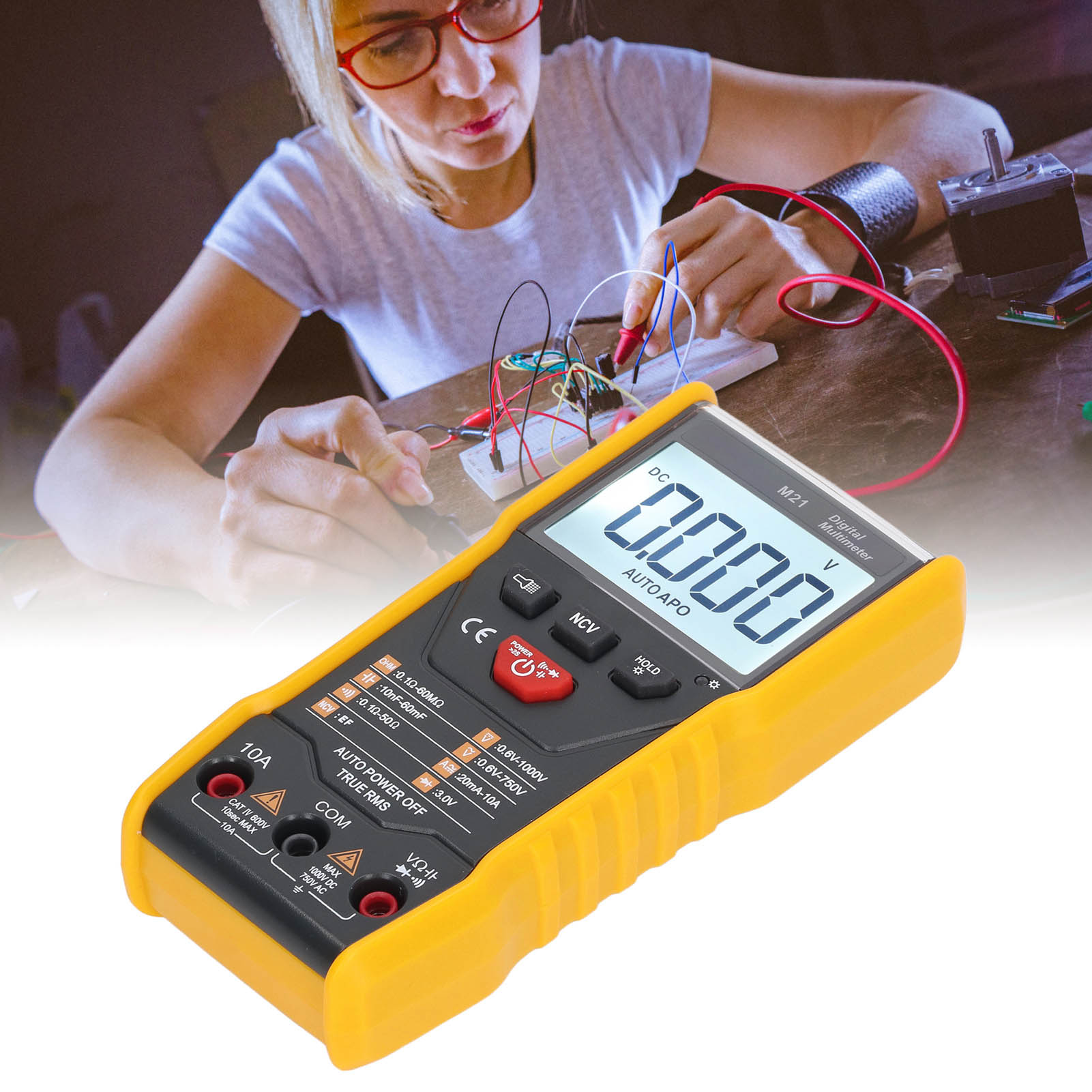 Aneng M21 Intelligentes, Tragbares Multimeter Mit Verbrühungsschutz Und Multifunktionaler Automatischer Identifizierung