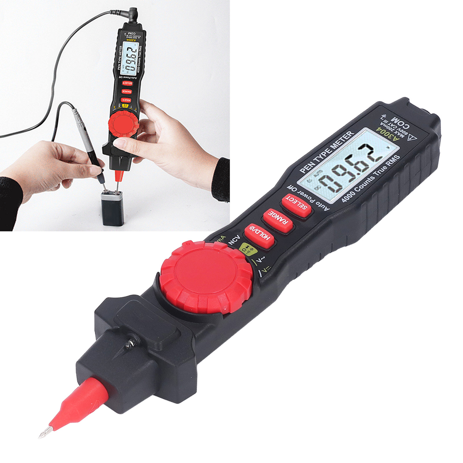 A3004 Stiftmultimeter, Intelligentes Präzisionsmultimeter, Hochpräzises Multimeter, Multifunktionales Digitalmultimeter