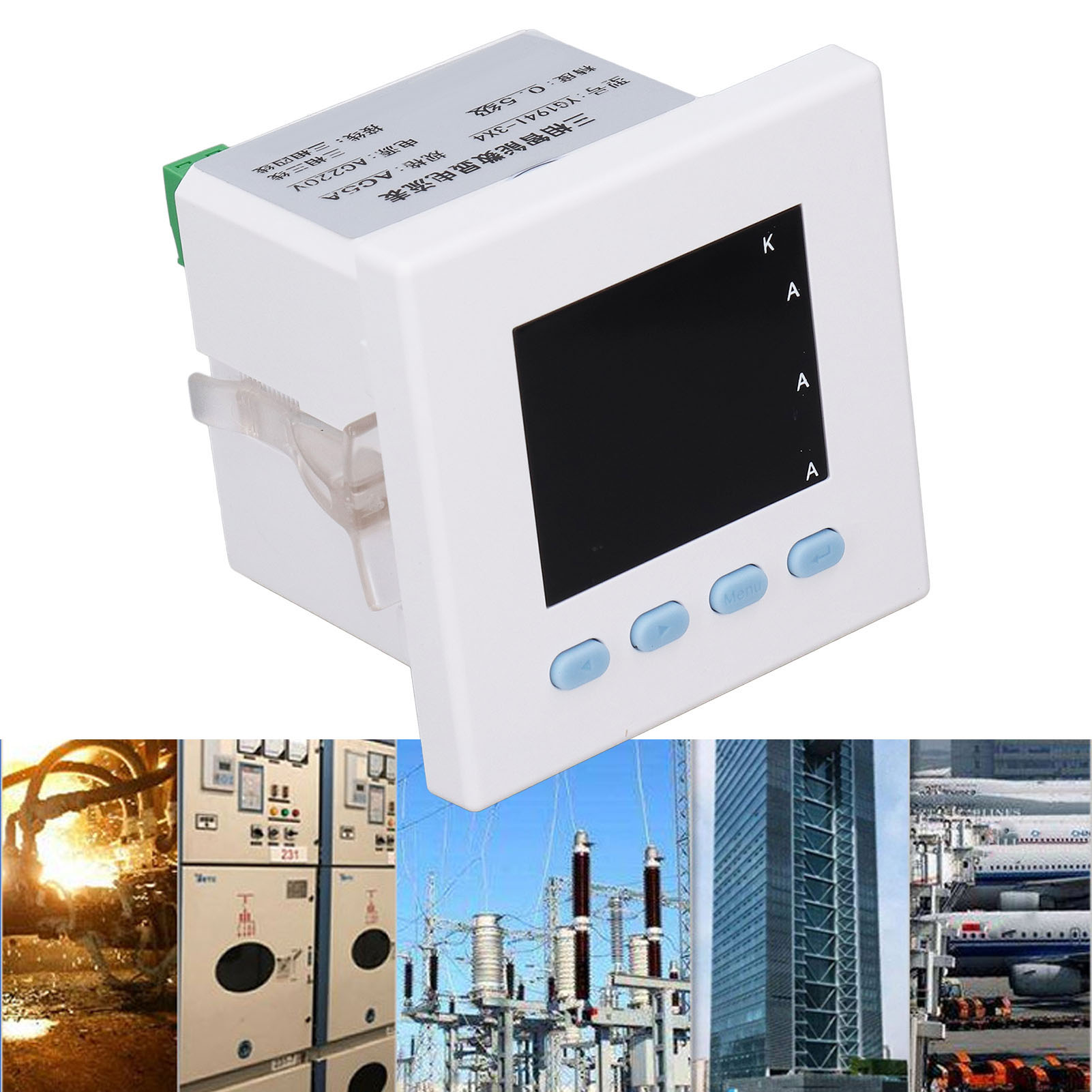 Ac220v Dreiphasen-smart-digitalamperemeter