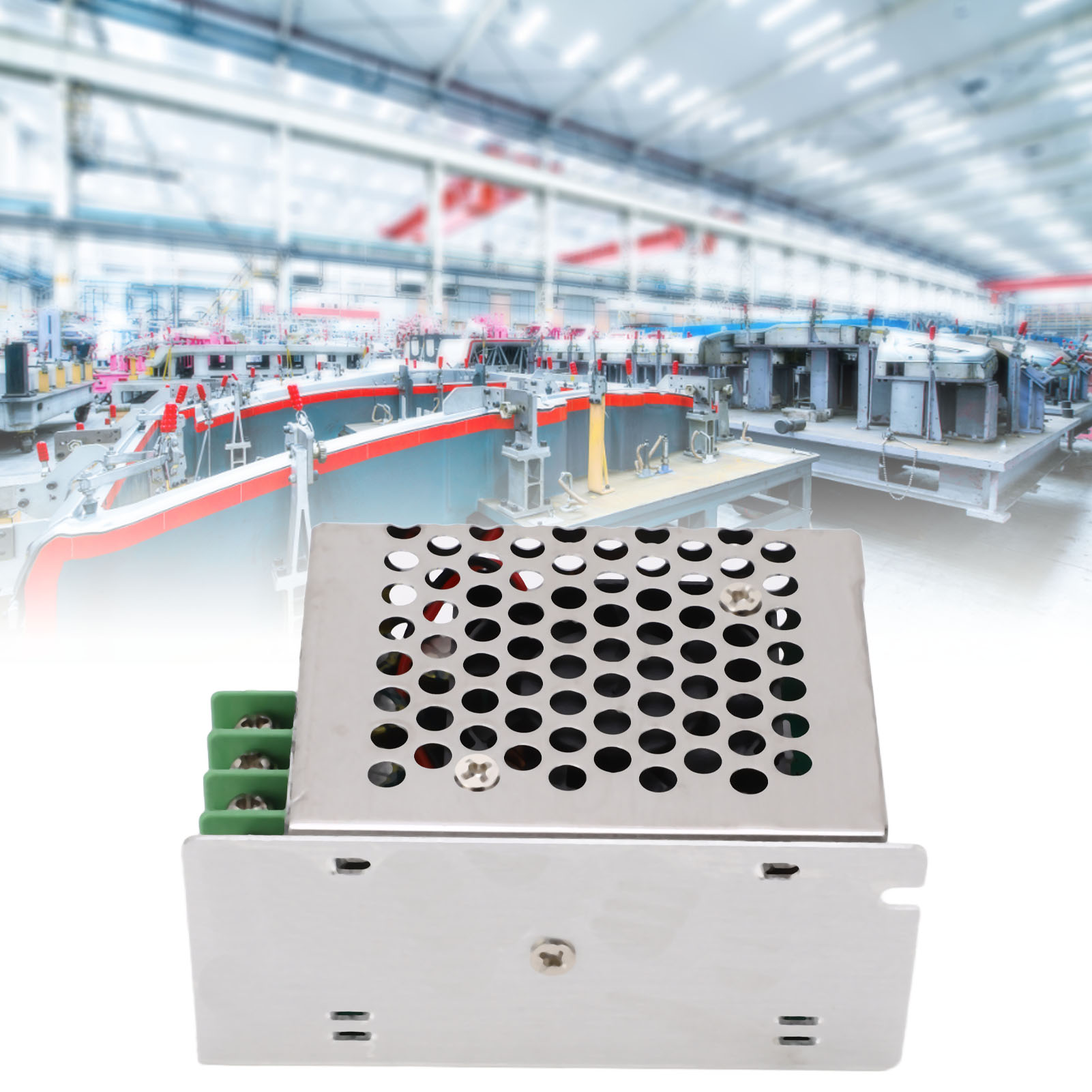 Leistungsstarkes, Einstellbares Dc/dc-abwärtswandlermodul Mit Gehäuse, Geeignet Für Fahrzeugmontierte Wind- Und Solarstromversorgung. Eingang: 12–75 V Ausgang: Dc 2,5–50 V, Einstellbar.