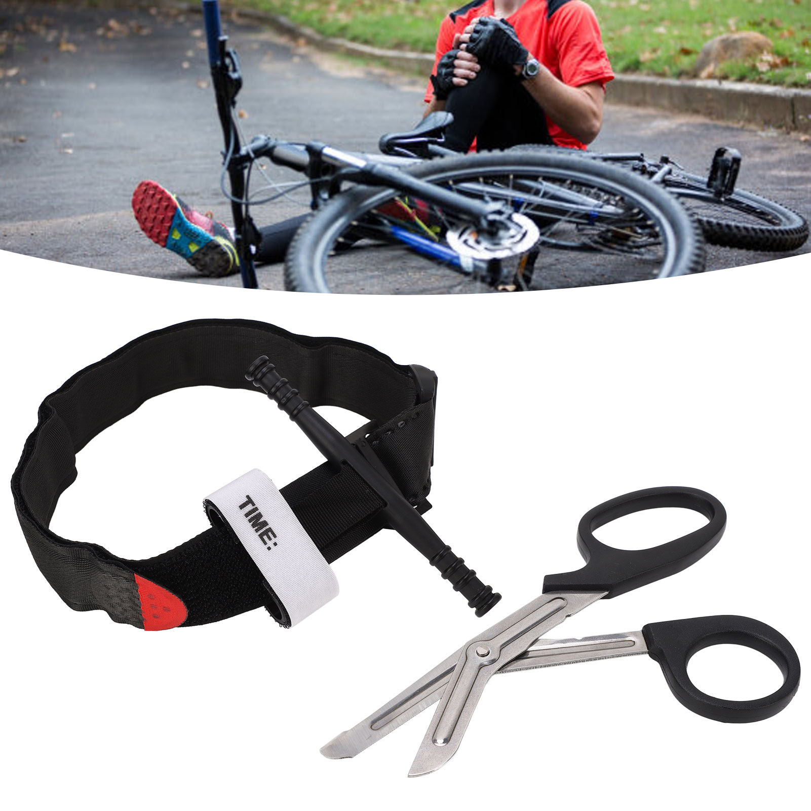 Multifunktionales Scheren-set, Einhändig Bedienbares Tourniquet, Verband In Militärqualität, Traumaschere Und Molle-tasche. Ideales Geschenk Für Ersthelfer, Sanitäter, Militärangehörige Und Polizisten