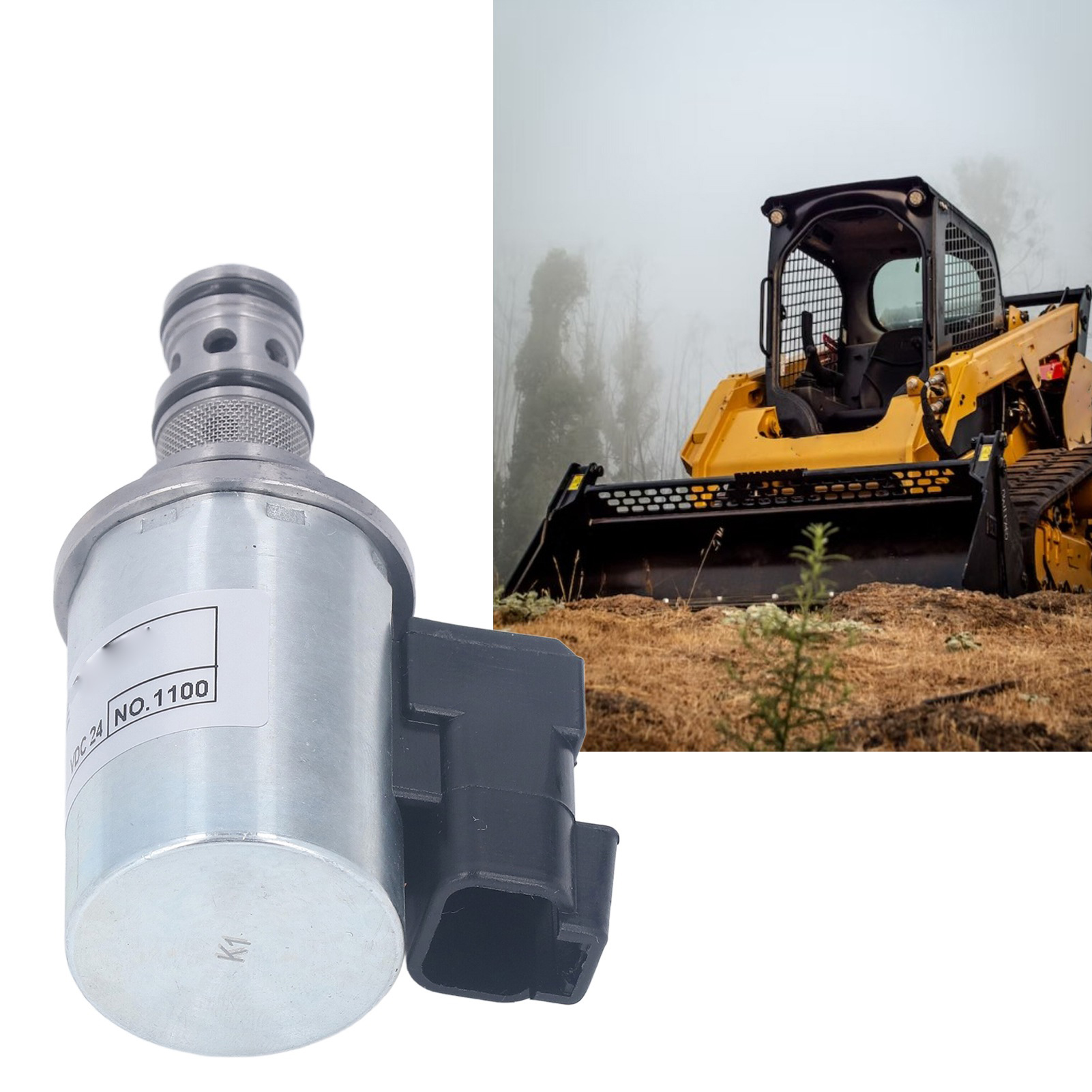 24v 225-0300 Stopp-magnetventil, Kompatibel Mit Caterpillar Cat 924g, 924gz, 928g, 930g, 930h Und 950h Modellen.