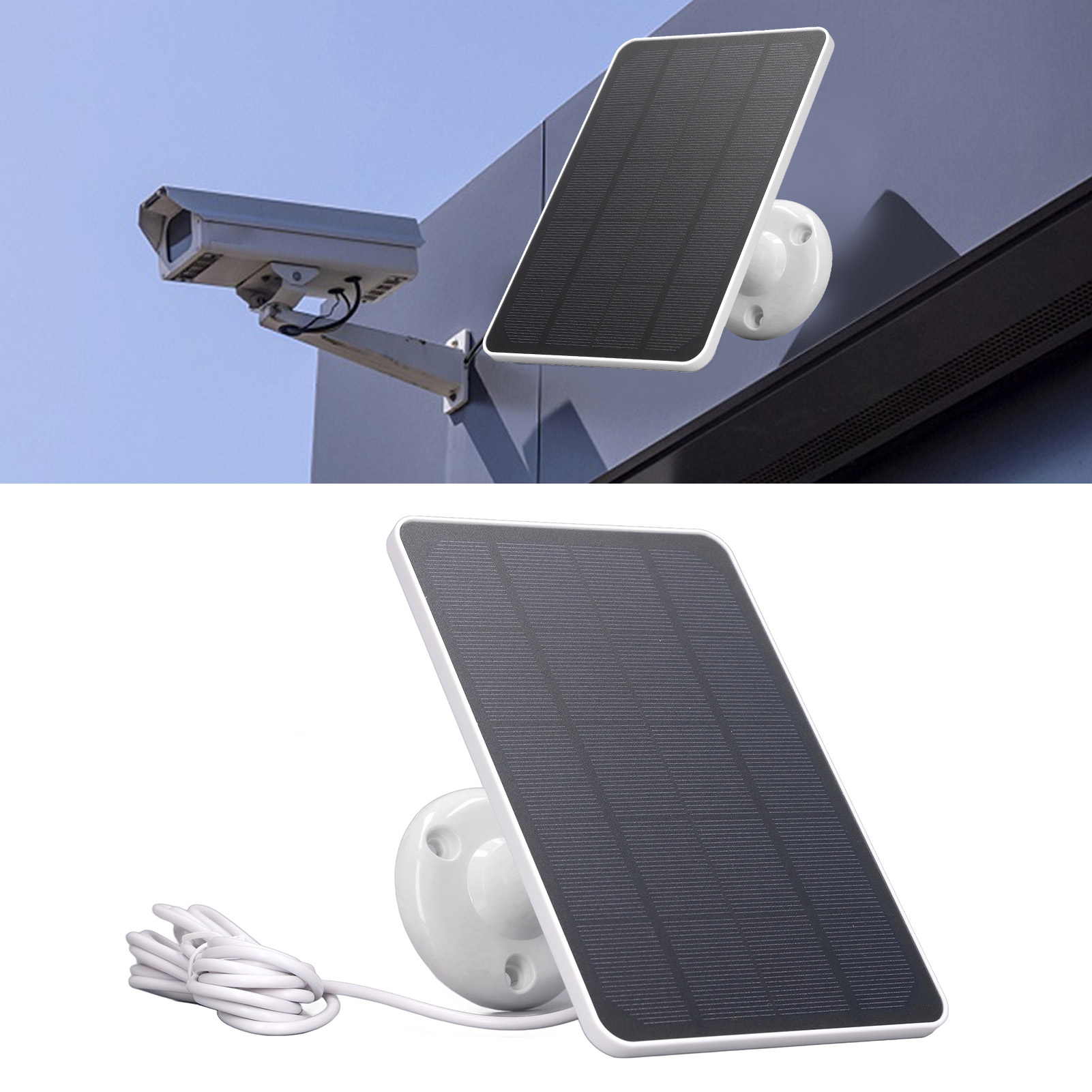 10-w-solar-ladepanel Für Überwachungskameras, Geringer Stromverbrauch, Usb-c-ausgang