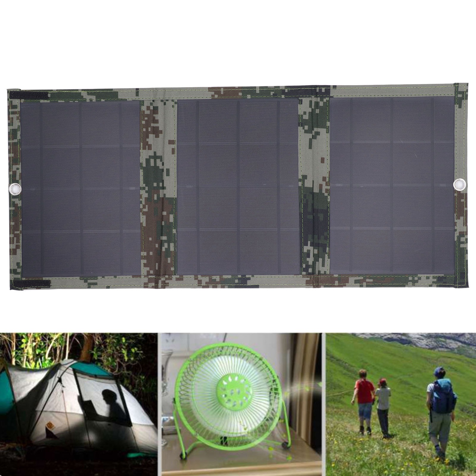 21-w-faltsolarpanel, Leicht Und Tragbar, Faltbares Ladegerät