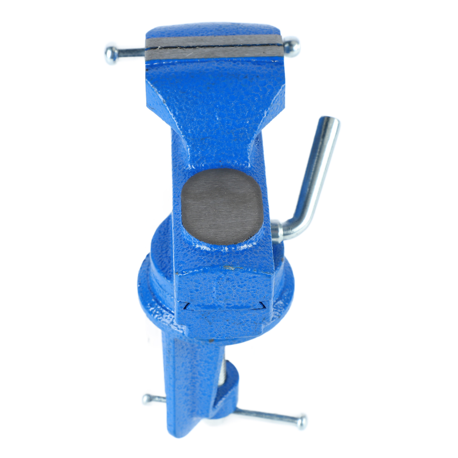 Robuster Blauer 50-mm-werkbankschraubstock, Universeller Mini-werkbankschraubstock, Diy-mini-werkbankschraubstock, Wickelschraubstock, Kunststoff-spanntischschraubstock, 50 Mm Blau