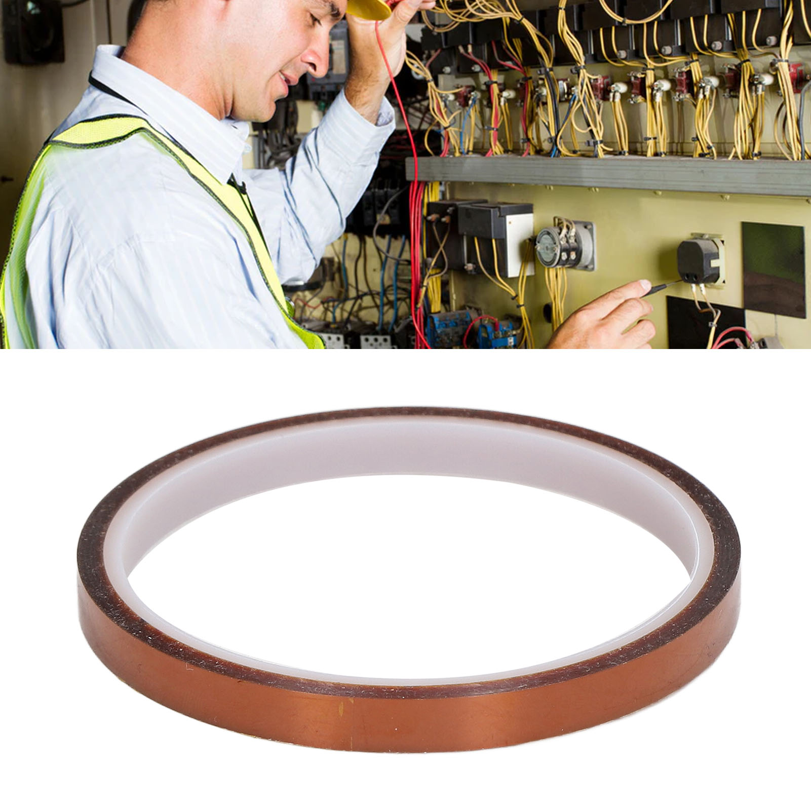 Braunes Isolierband, Hochtemperaturband, Verkauft In Packungen Mit 10 Stück, 12 Mm.