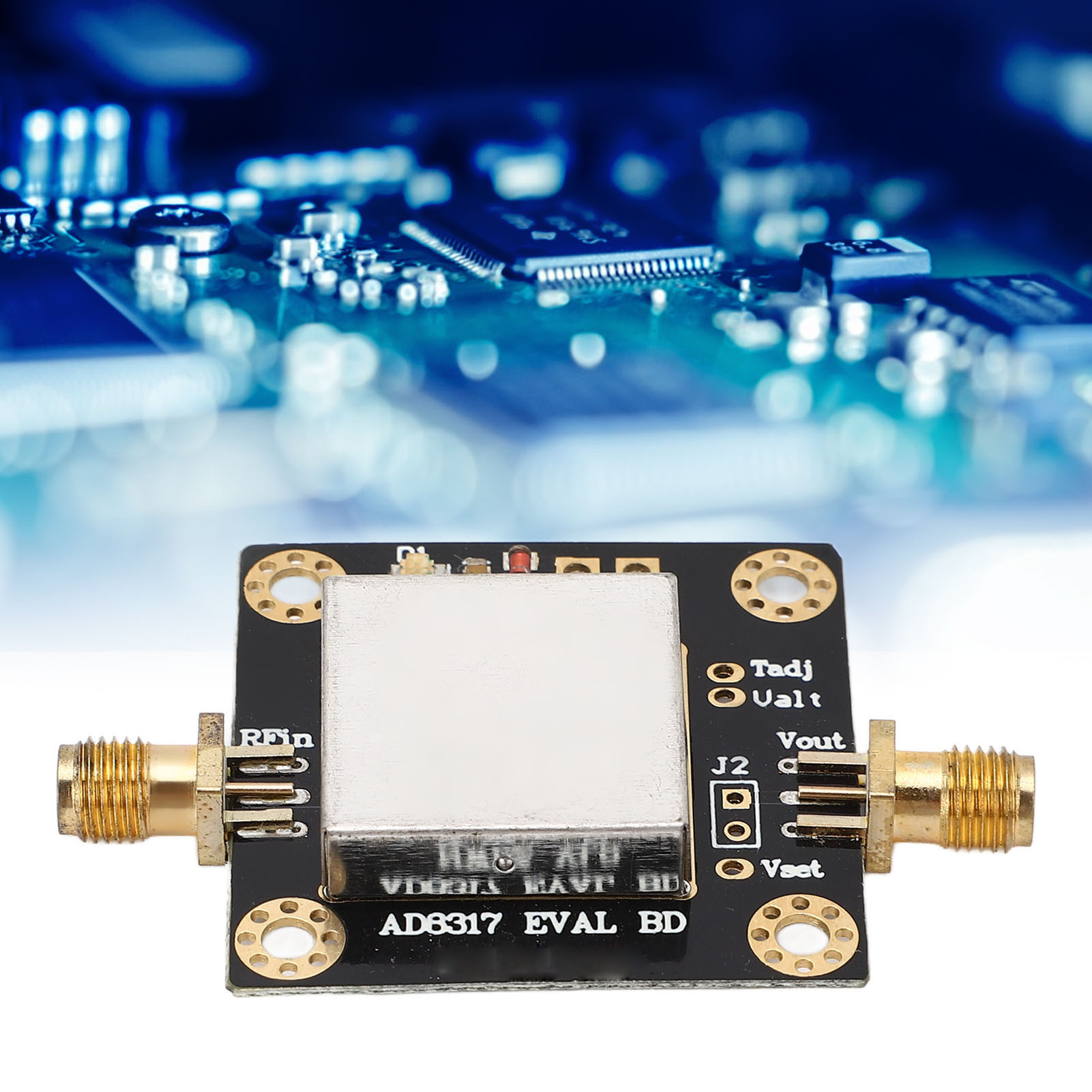 Ad8317 Logarithmisches Detektor-wattmeter-modul 1 Mhz – 10 Ghz, 60 Db Dynamikbereich, Offizielle Schaltung +3,3 Bis 5 V Dc