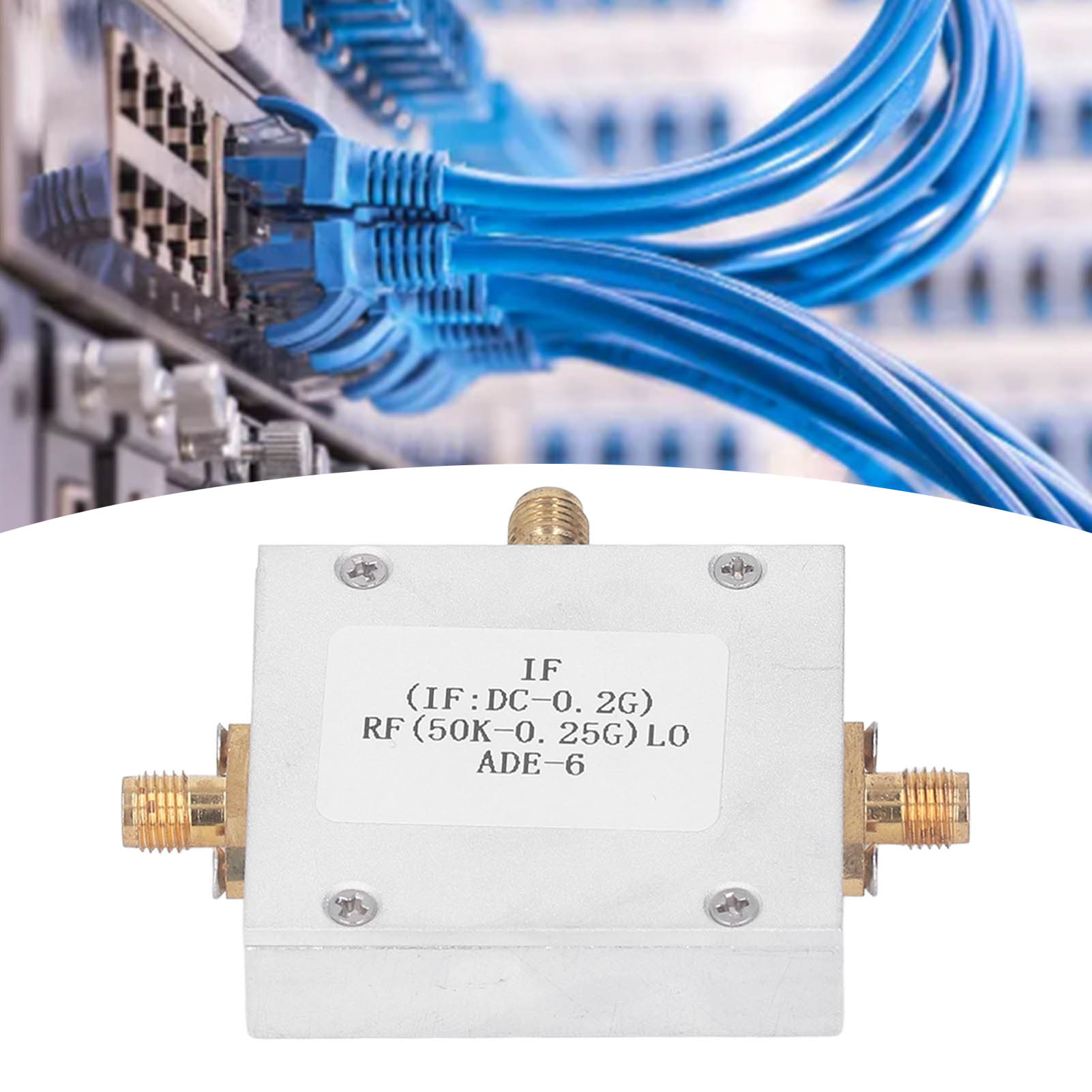 Der Passive Mischer Ade-6 Zeichnet Sich Durch Hohe Linearität Und Geringes Rauschen Aus Und Verfügt Über Eine Dual-dioden-balancierung.