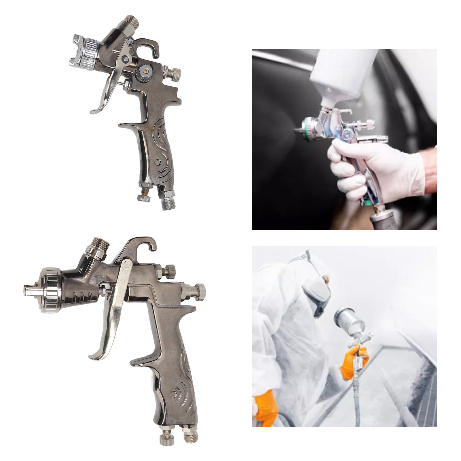 Te350+te500 Druckluft-farbpistolen-set