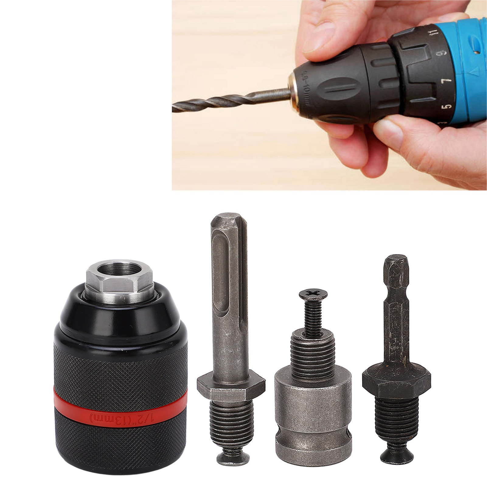 1/2"-selbstspannbohrfutter-set Mit Sechskantspannzange
