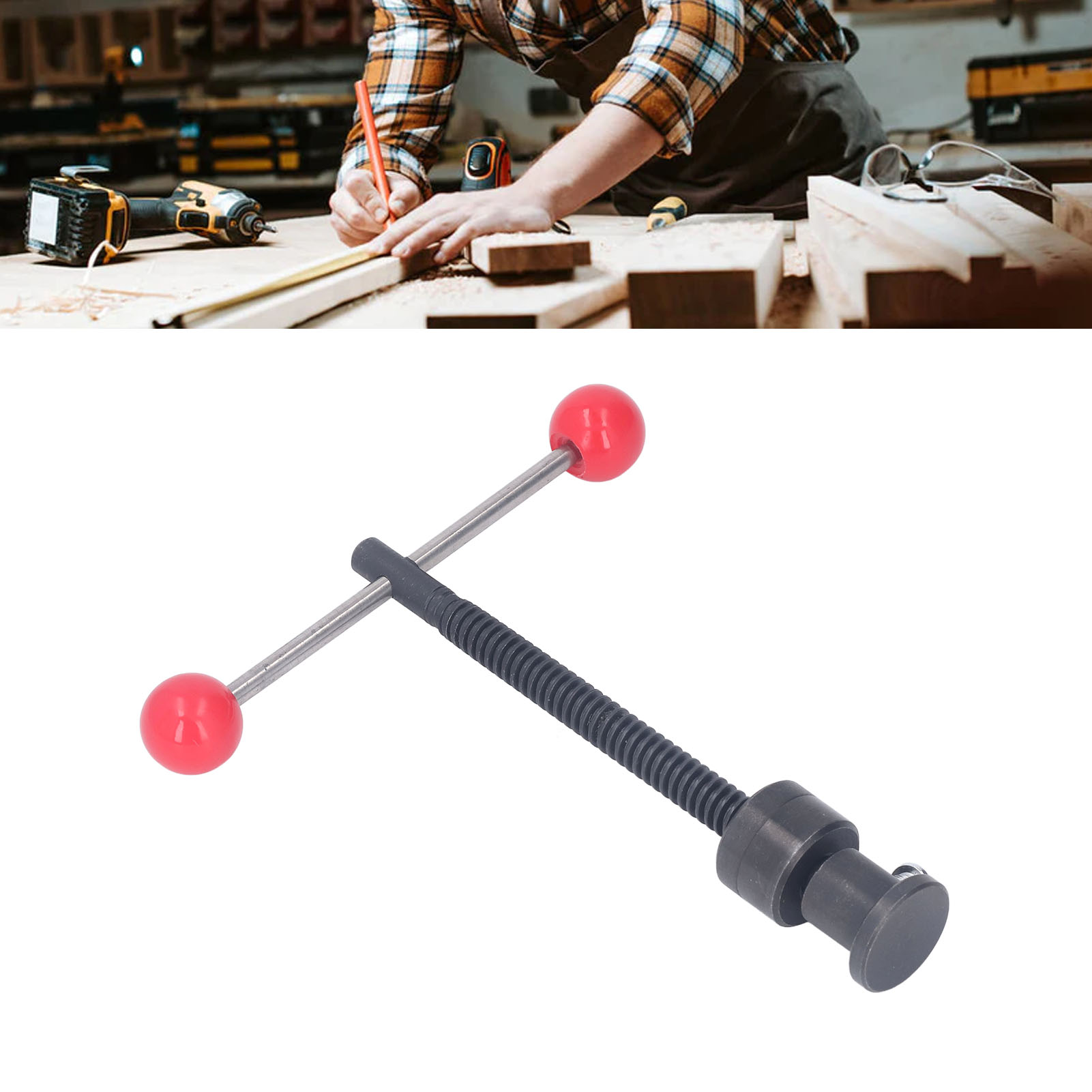 Kurbelschraubenklemme, T-mutter- Und Schraubensatz, Hebeklemme Für Holzbearbeitungsmaschinen T12180 Mm