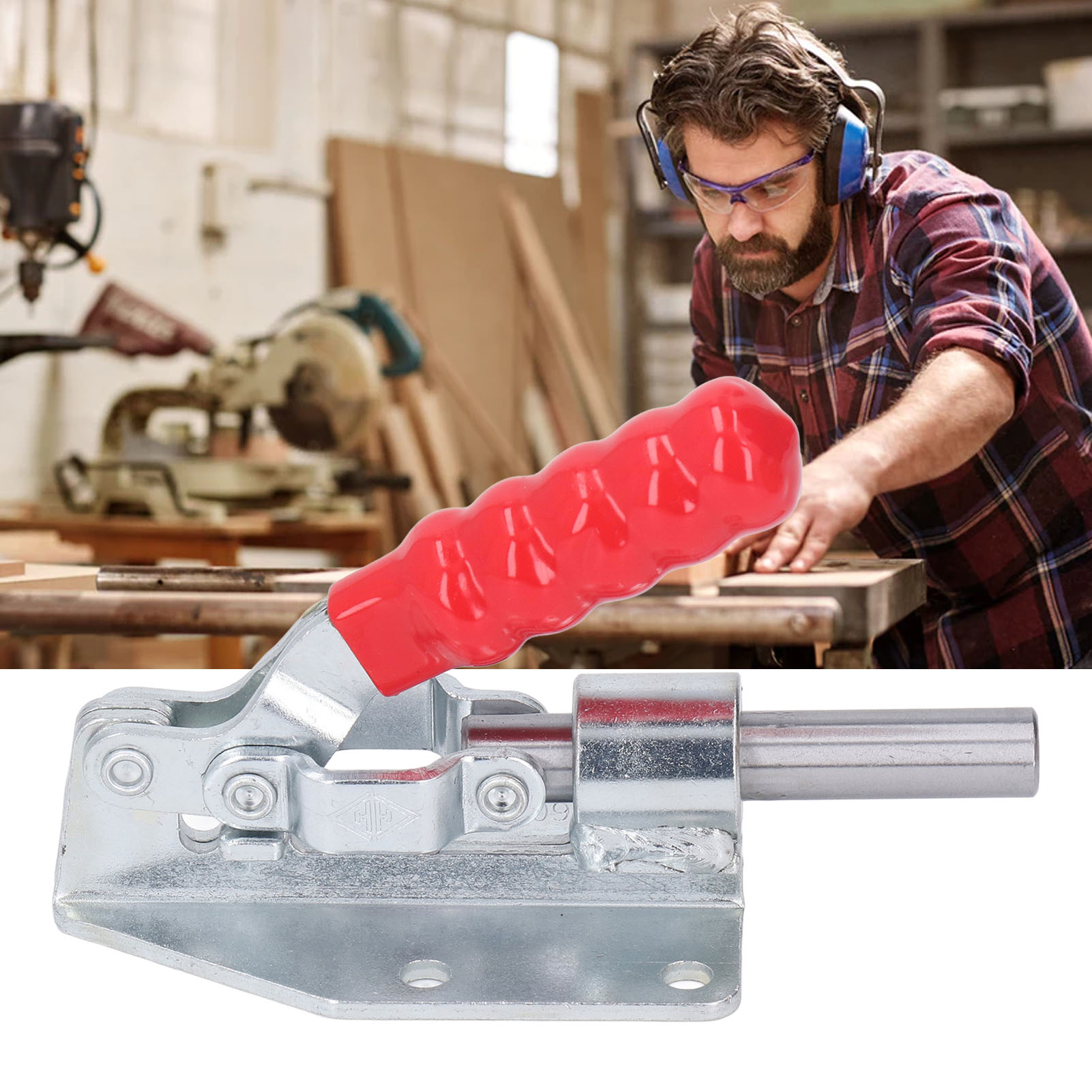 Gh-36092-m-wdc Schnellspannklemme Mit Druck- Und Zugmechanismus Für Die Holzbearbeitung, Zum Fixieren Von Werkstücken