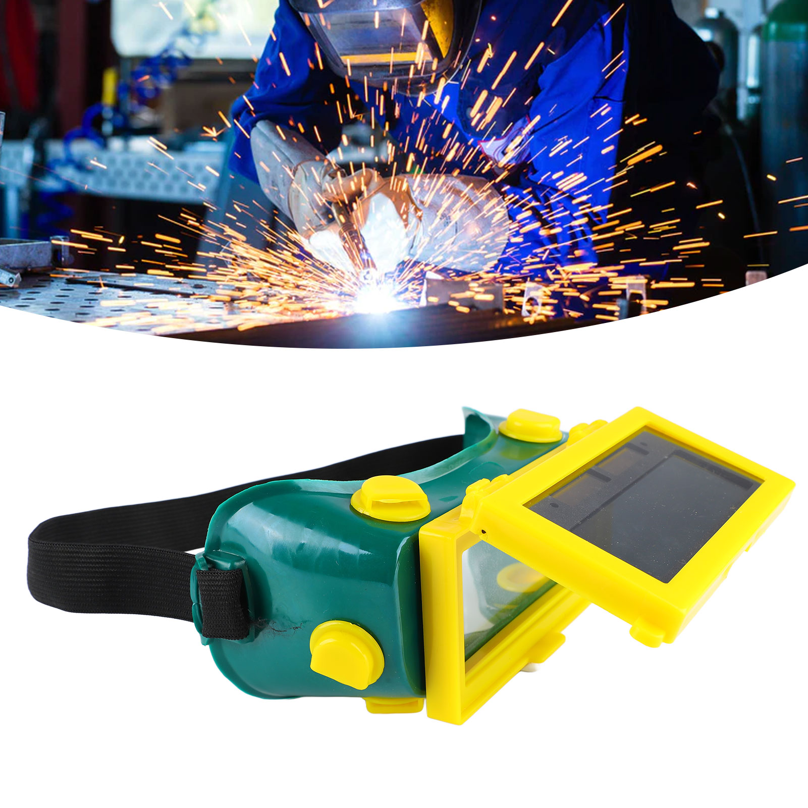 Neue Art Von Automatischer Schweißerbrille Mit Variabler Optik, Schweißerbrille Mit Kopfband Und Variabler Optik, Argon-lichtbogenschweißen, Schutzbrille Mit Hoher Lichtundurchlässigkeit, Naturgetreue