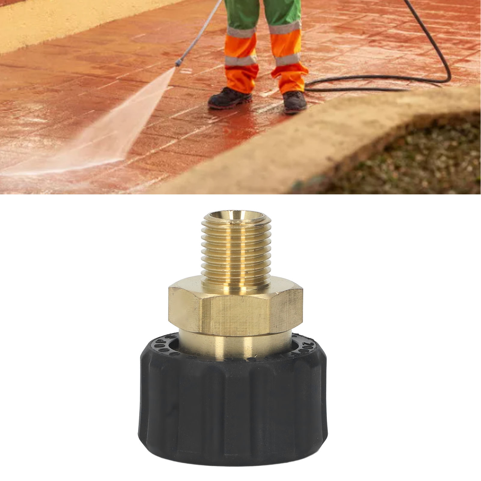 Zubehör Für Reinigungsmaschinen: Hochdruckwasserschlauch, Griff Für Wasserpistole, Kupfer-adapterstück, Verlängerungsrohr, Verbindungsstange G1/4 Außen Auf M22 Innen 14