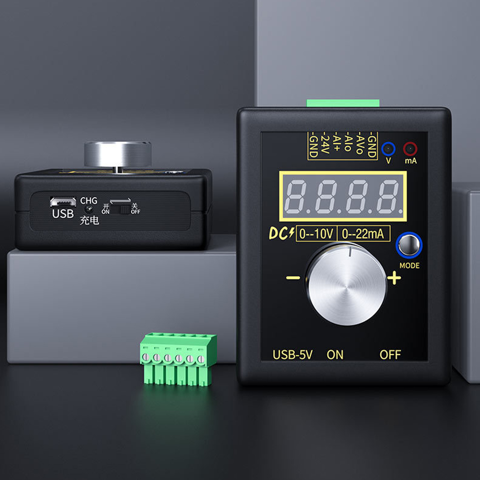 Tragbarer Signalgenerator Sg002 Mit Analoger Spannungs- Und Strommessung (0–24 Ma), Hochpräziser Kalibrator Für Debugging-zwecke