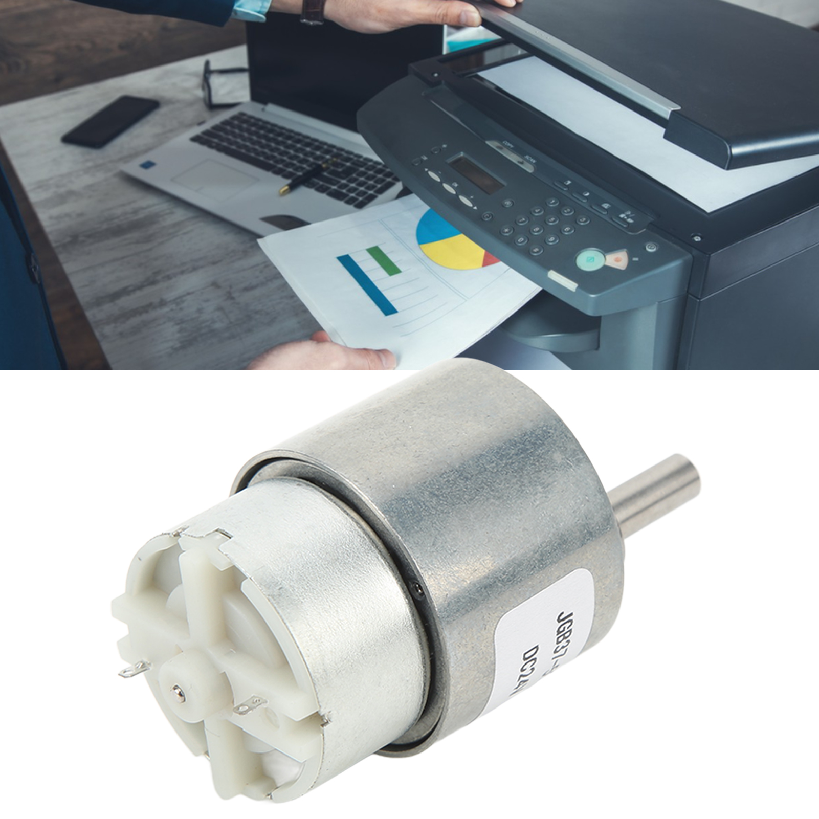 Jgb37-500 Gleichstrom-getriebemotor, 24 V Gleichstrom, 8 U/min