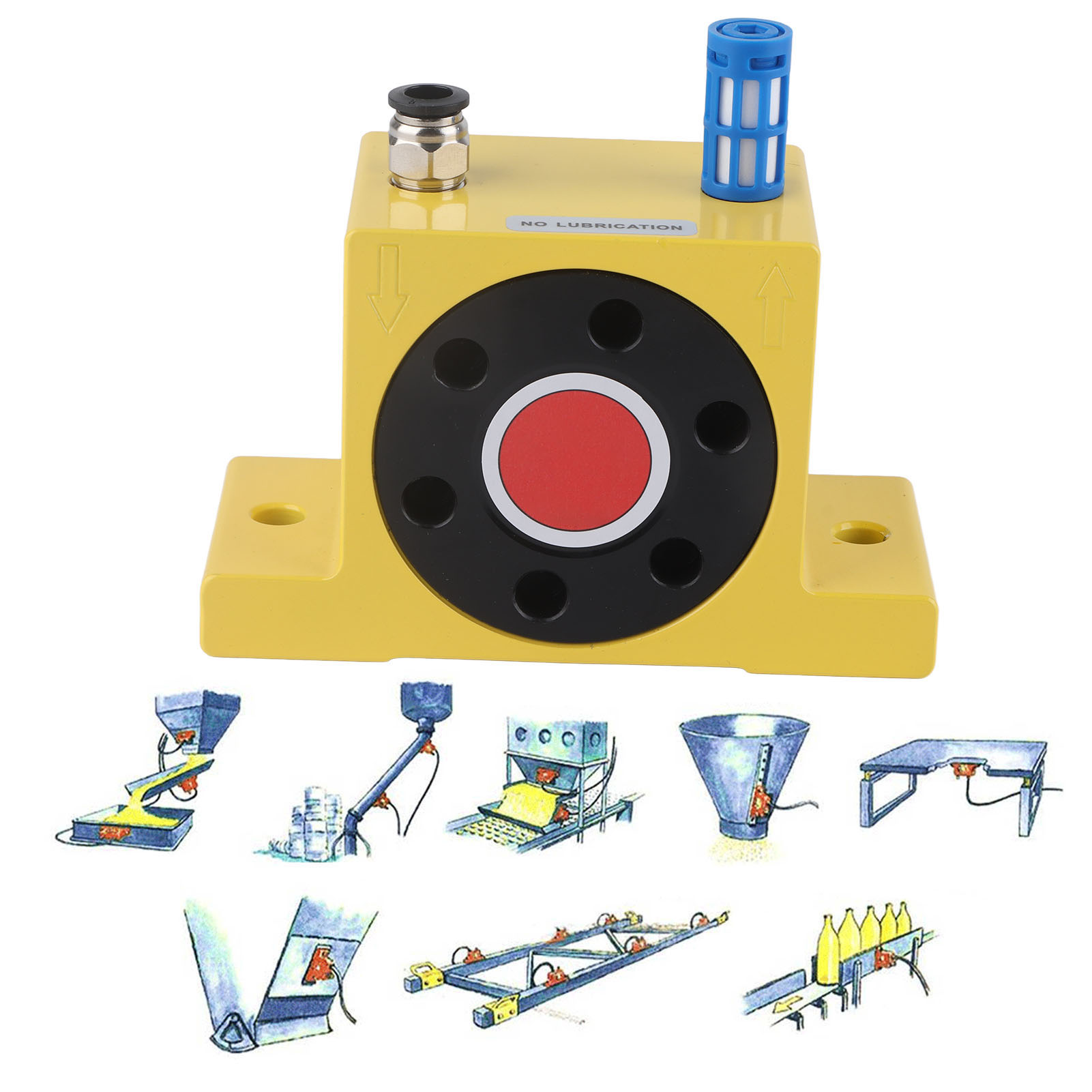 Gt20 G1/4" Pneumatik-kugelvibrator - Industrielle Pneumatikturbine