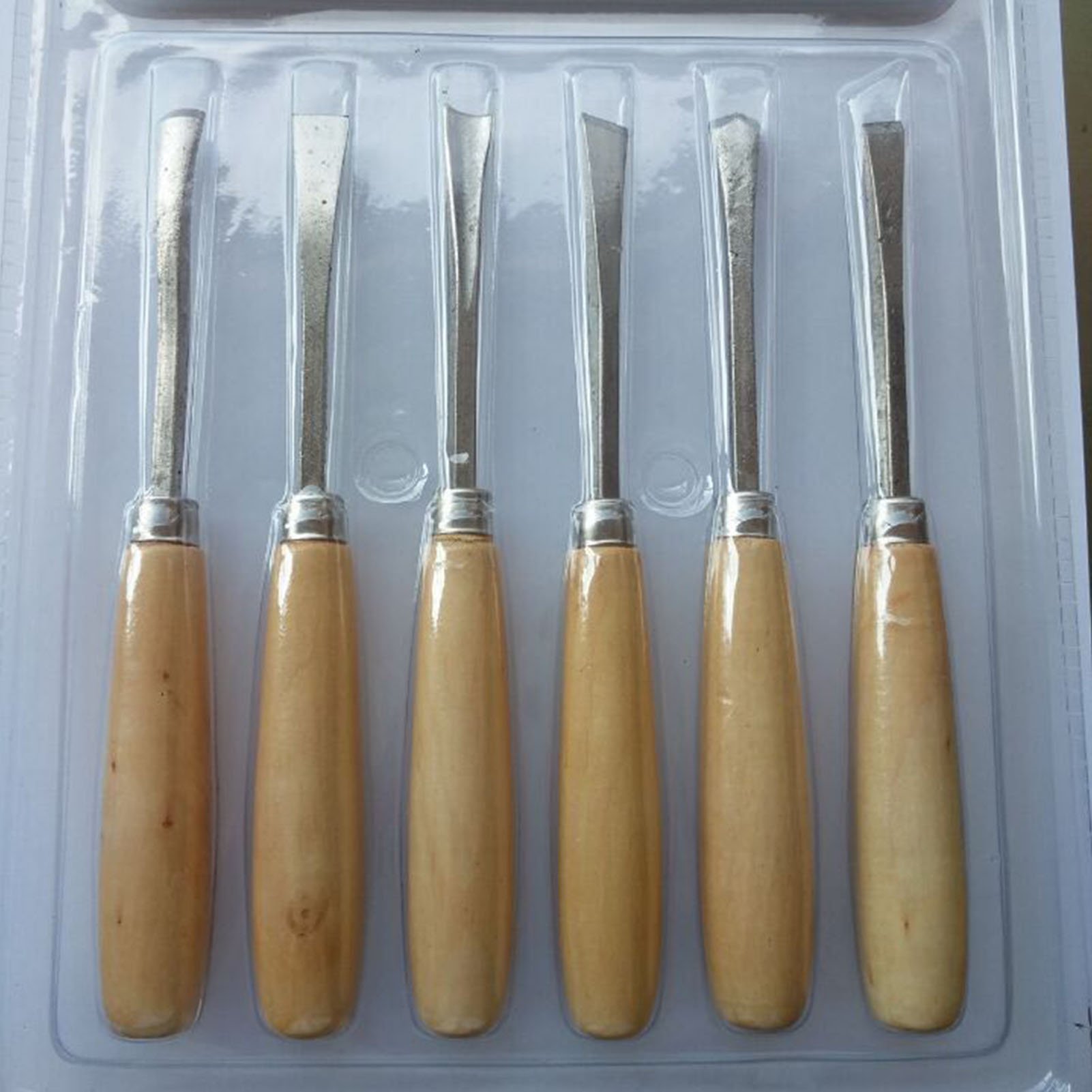 Set Mit 6 Holzschnitzmessern Im Großhandel, Holzschnitzmesser, Holzgravurmesser, Schnitzmesser, 6-teiliges Schnitzwerkzeugset.
