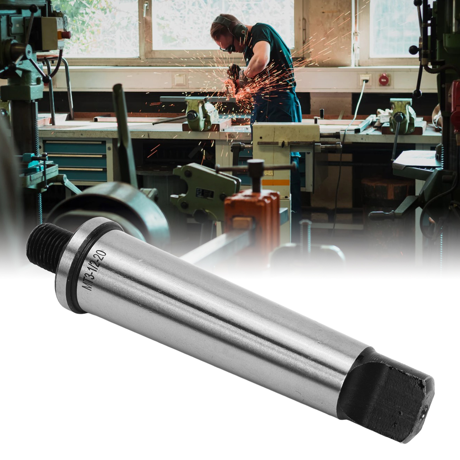 1/2"-20 Gewindebohrfutter Mit 3mt-schaft Und Mt3 Gehärtetem Morsekonusadapter, Bohrwerkzeughalter, Pleuelstange