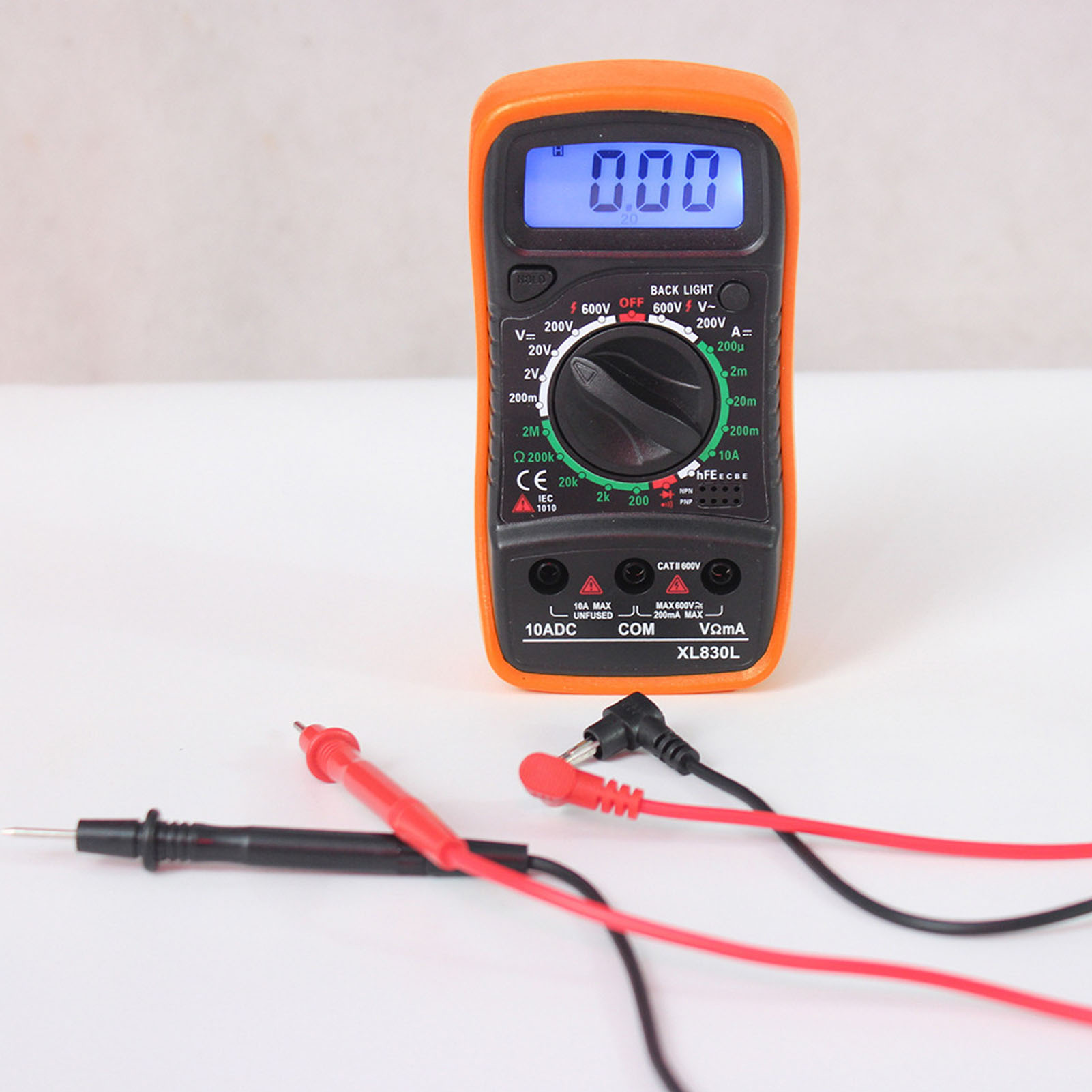 1 Xl830l Hochpräzises, Tragbares Universalmultimeter Mit Digitalanzeige Und Hintergrundbeleuchtung