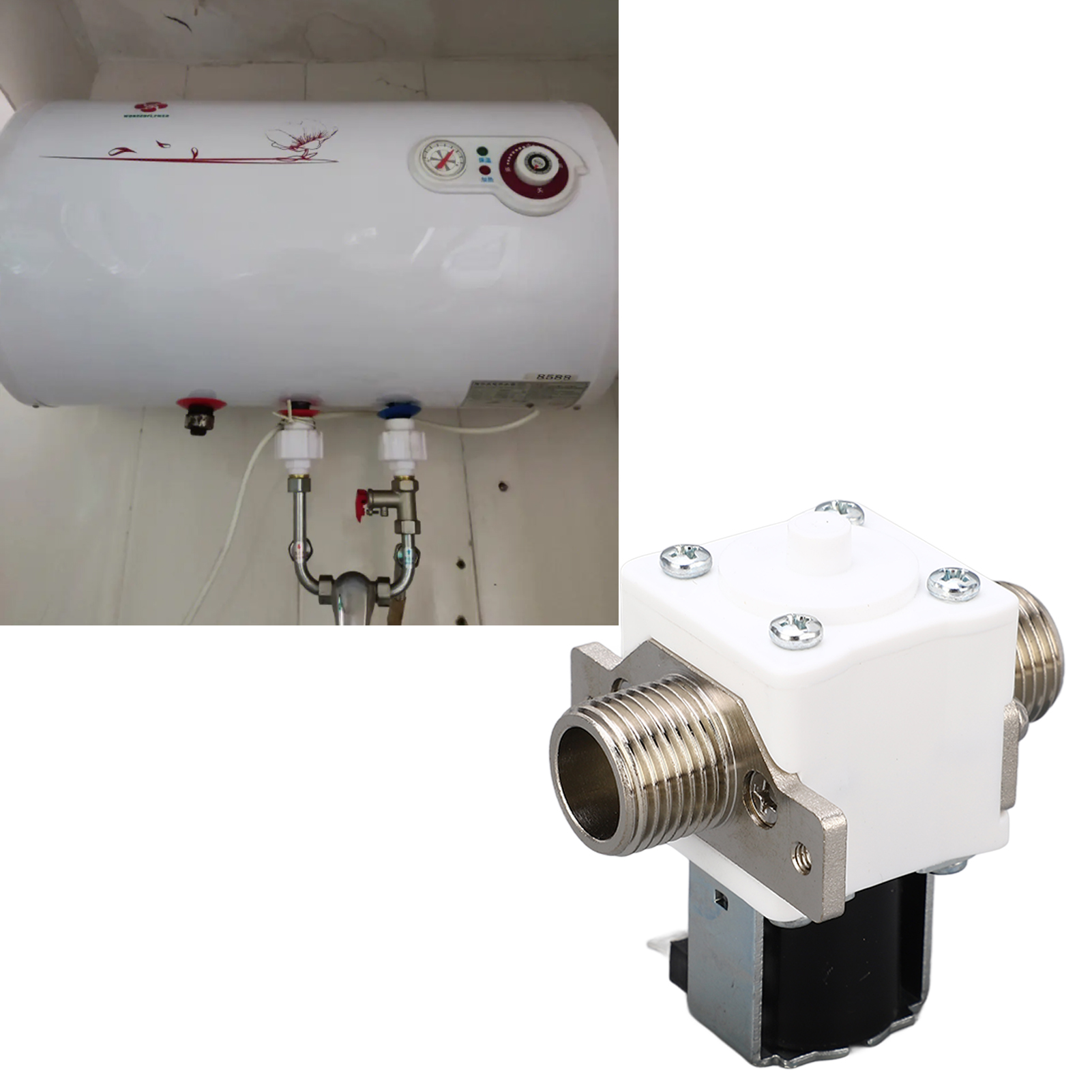 Fpd-90a 4-punkt-gewindemagnetventil Für 12v Dc Solar-warmwasserbereiter