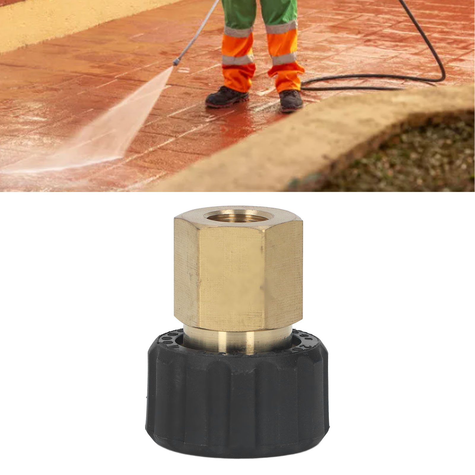 Zubehör Für Die Reinigungsmaschine: Hochdruckwasserschlauch, Griff Für Die Wasserpistole, Kupfer-adapterstück, Verlängerungsrohr, G1/4 Auf M22 Einführstange (15 Cm).