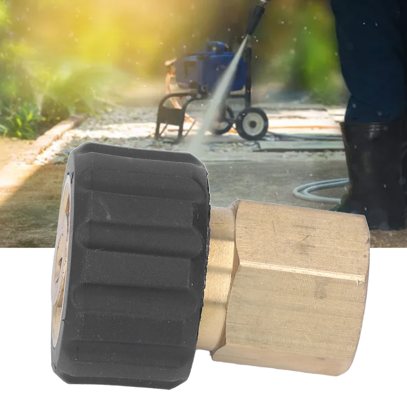 Zubehör Für Reinigungsmaschinen: Hochdruckwasserschlauch, Griff Für Die Wasserpistole, Kupfer-adapterstück, Verlängerungsrohr, G3/8 Auf M22 (14 Zoll) Einsteckstange