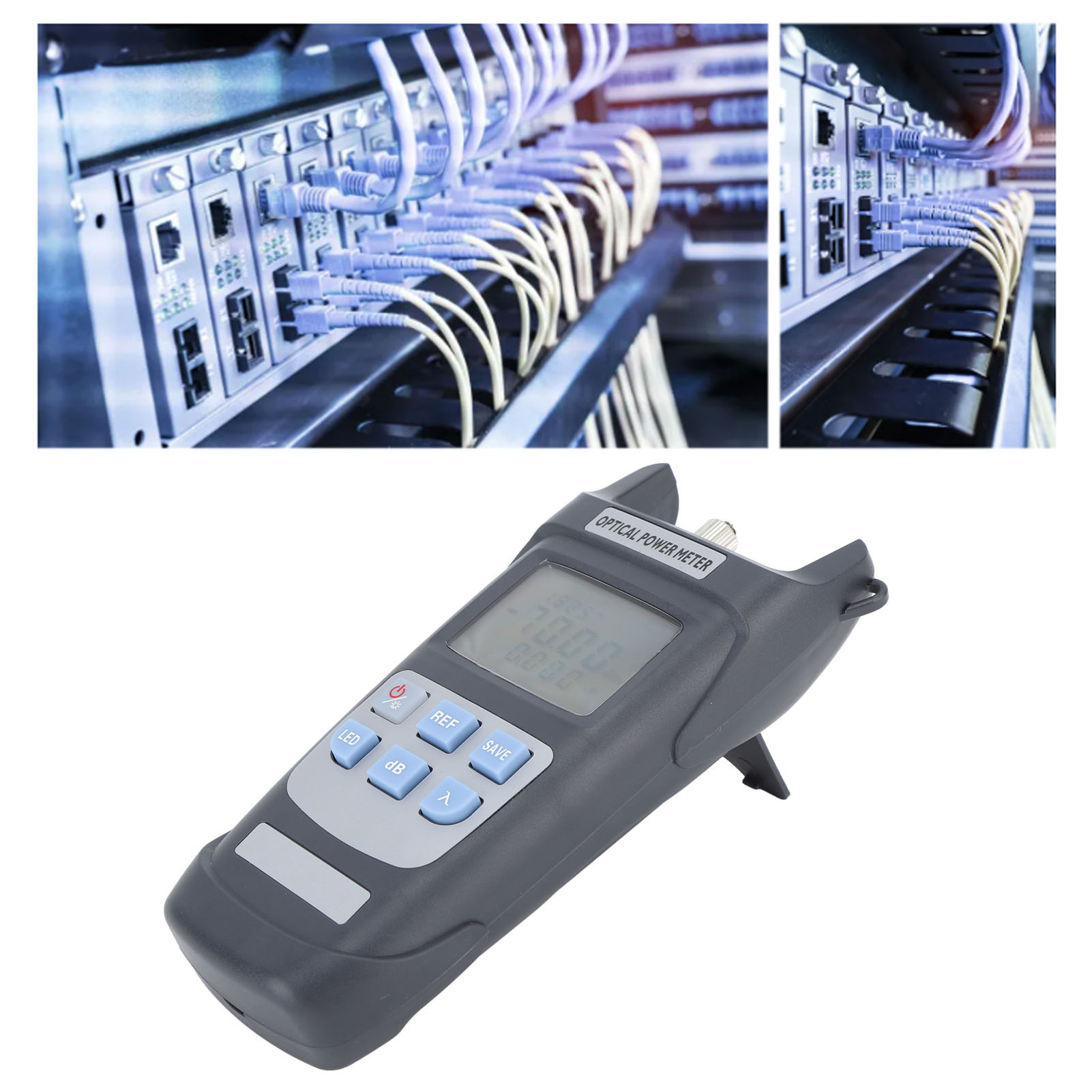 Aua-y710a Optisches Wattmeter, Optisches Dämpfungsmessgerät, Glasfaser-dämpfungsmessgerät, -70+10dbm, Mit Led-licht, 8501650nm.