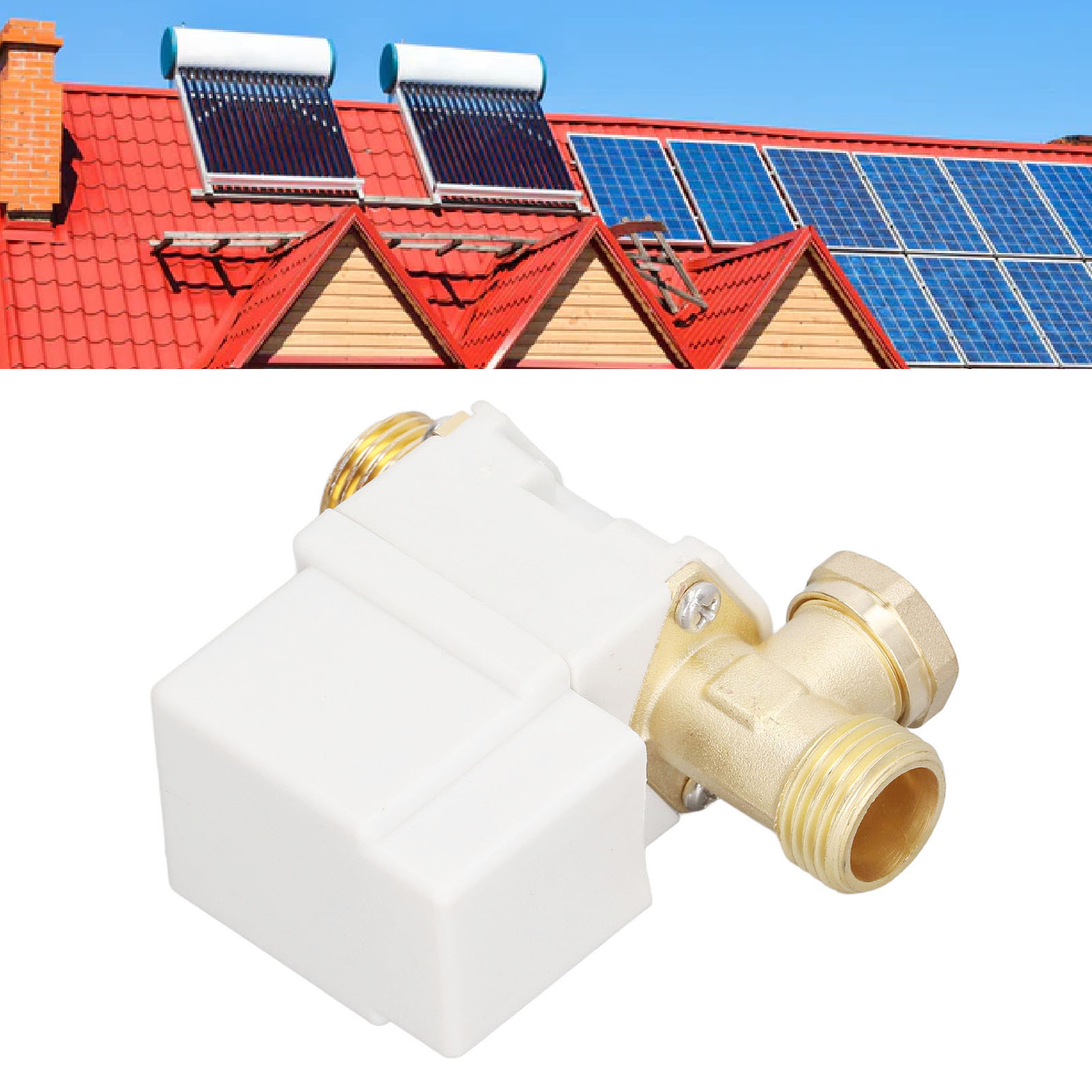 Druckbeaufschlagtes Solarmagnetventil, Automatisches Wassereinlassventil, 4/5-zoll-instrumentenmagnetventil, Zubehör Für Ac220v-solarwarmwasserbereiter.