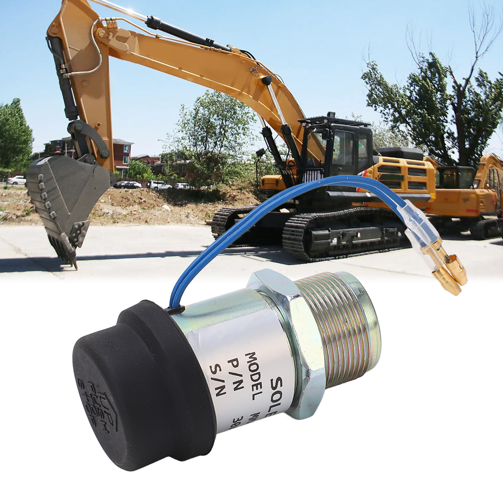 Mm409-67001 Zündabschalt-magnetventil Für Hydraulikbagger, Zündabschaltschalter Passend Für 30a87-00060 12v Dc