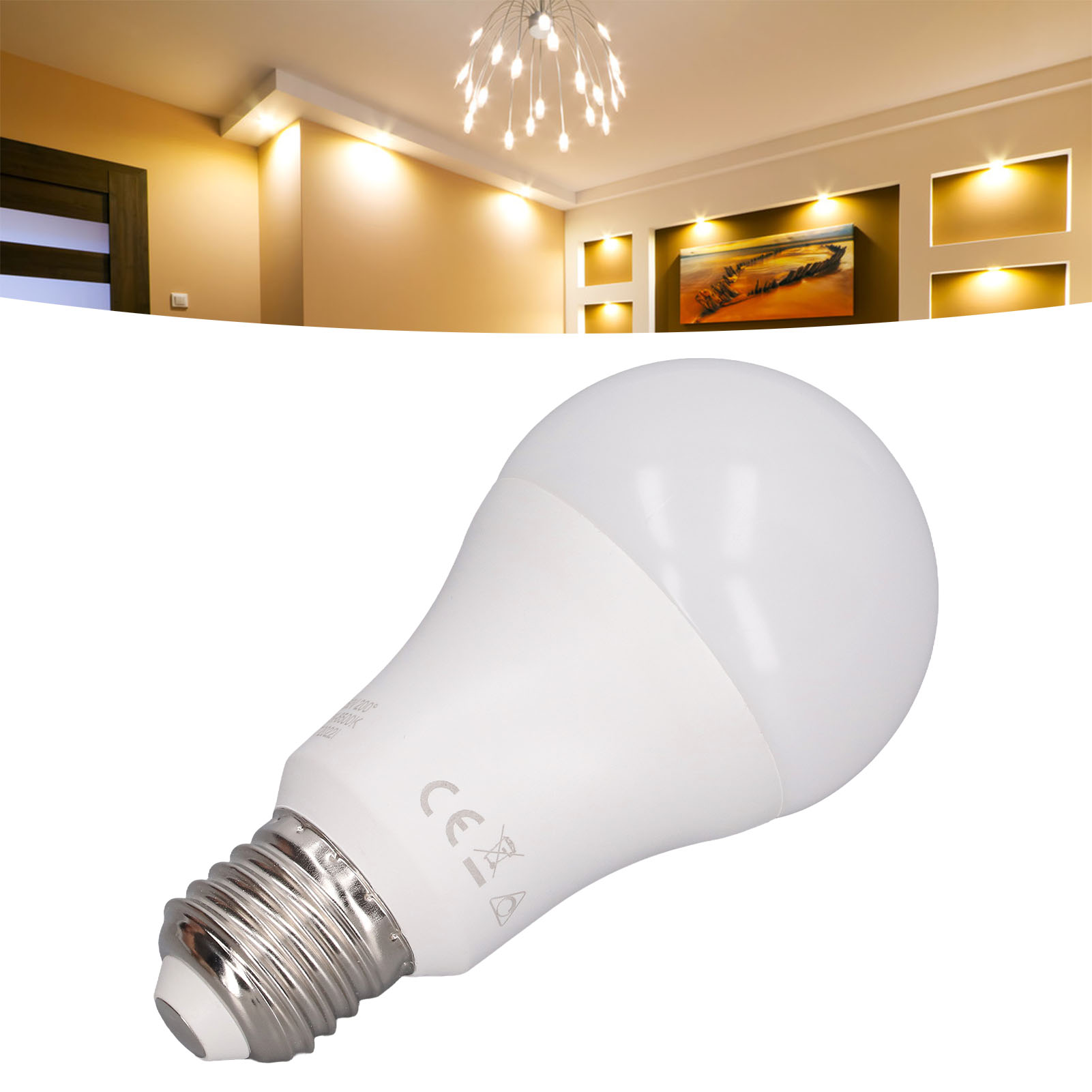 Intelligente Zigbee Doodle Glühbirne Mit Timer, Dimmer Und Farbanpassung Warmes Und Kaltes Licht Sprachsteuerung Über Alexa Und Google Home E27 Intelligente Glühbirne (90-250v)