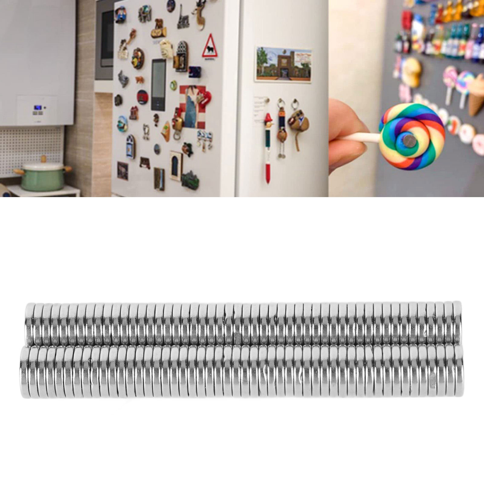 100 Leistungsstarke Rundmagnete 102, Neodym-eisen-bor-magnetplatten, Hochfeste Rundmagnete N35