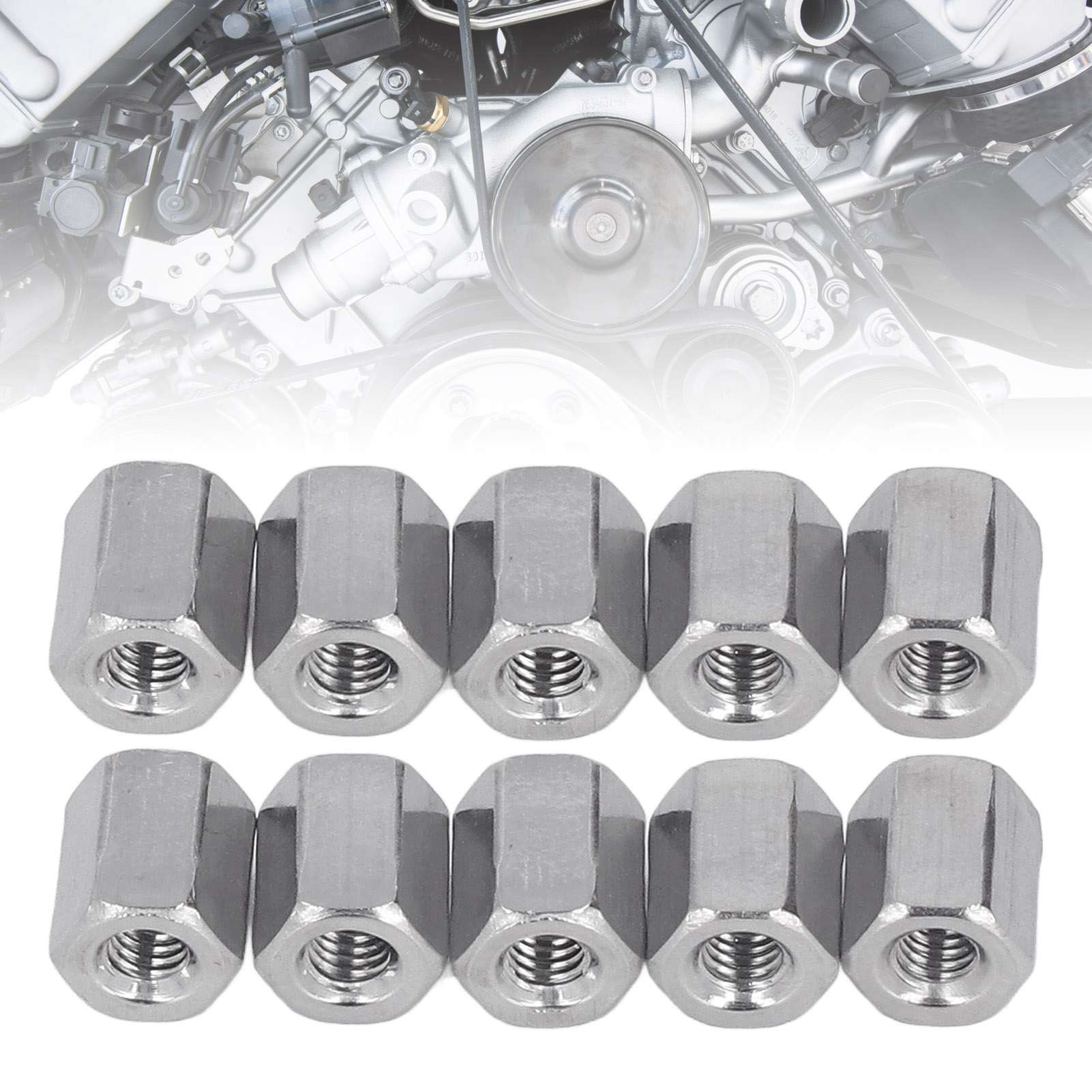 Sechskant-verbindungsmutter M40,7-8-l10mm Aus Edelstahl 304