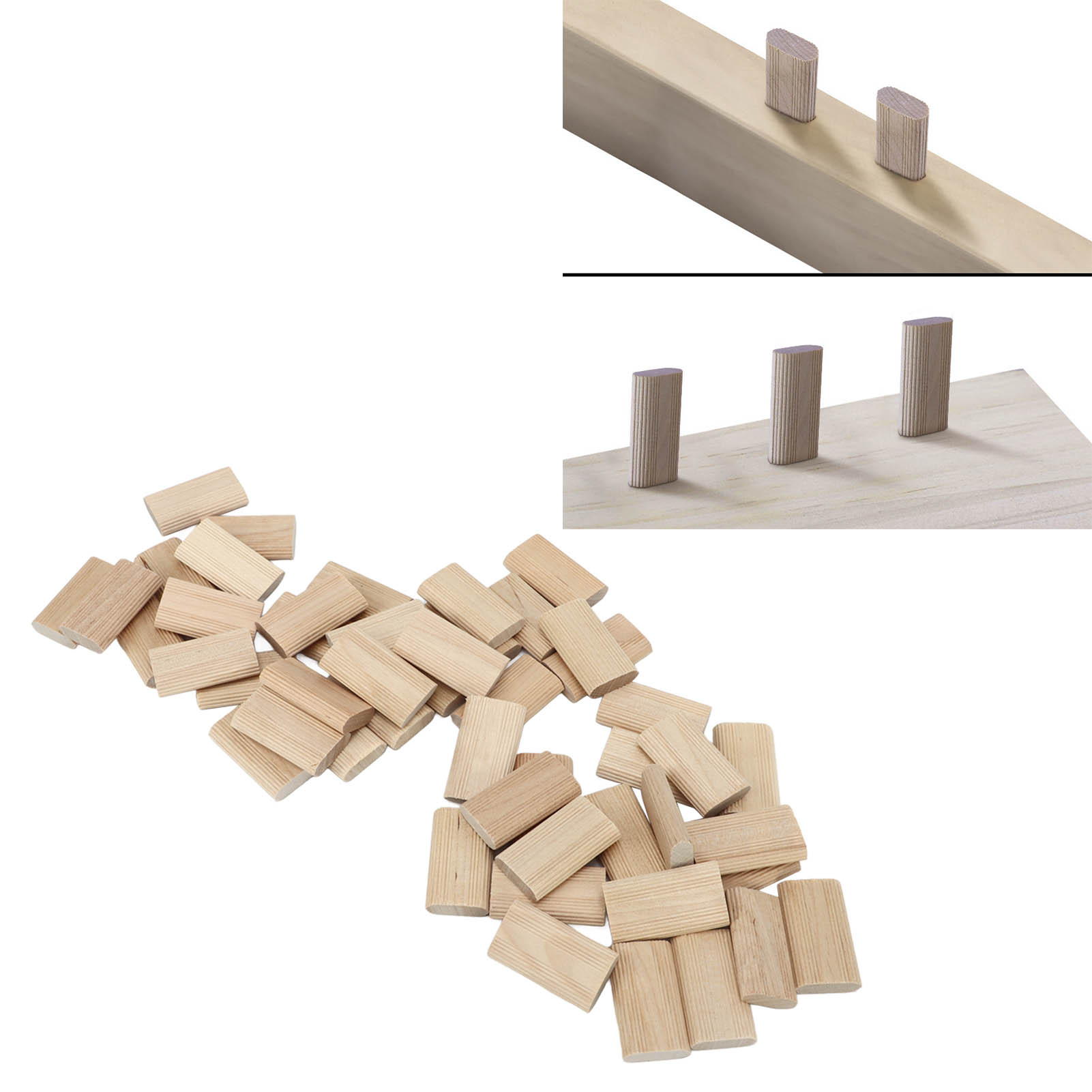 Domino-verbinder Aus Buchenholz, 8 X 40 Mm, Zum Zusammenbau Von Holzmöbeln