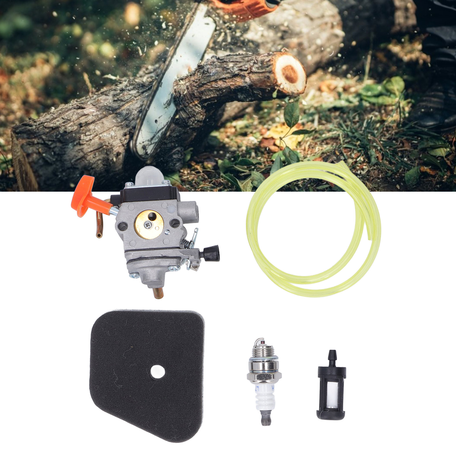 Vergaser, Kompatibel Mit Stihl-modellen Fs87, Fs90, Fs100, Fs110, Fs130, Ht100, Hl100k, Fc95 Und Fc90. Ersetzt Die Teilenummern 41801200604 Und 41801200611.