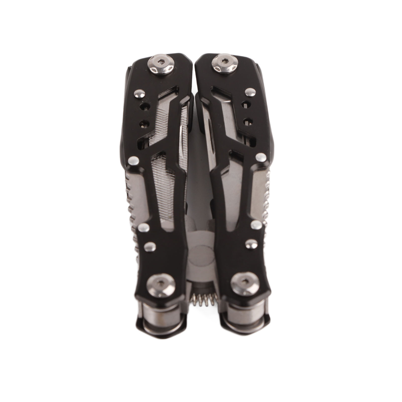 Schwarze Multifunktionszange Aus Edelstahl, Vielseitige Messerzange, Multitool, Klappzange Für Camping Und Outdoor-aktivitäten