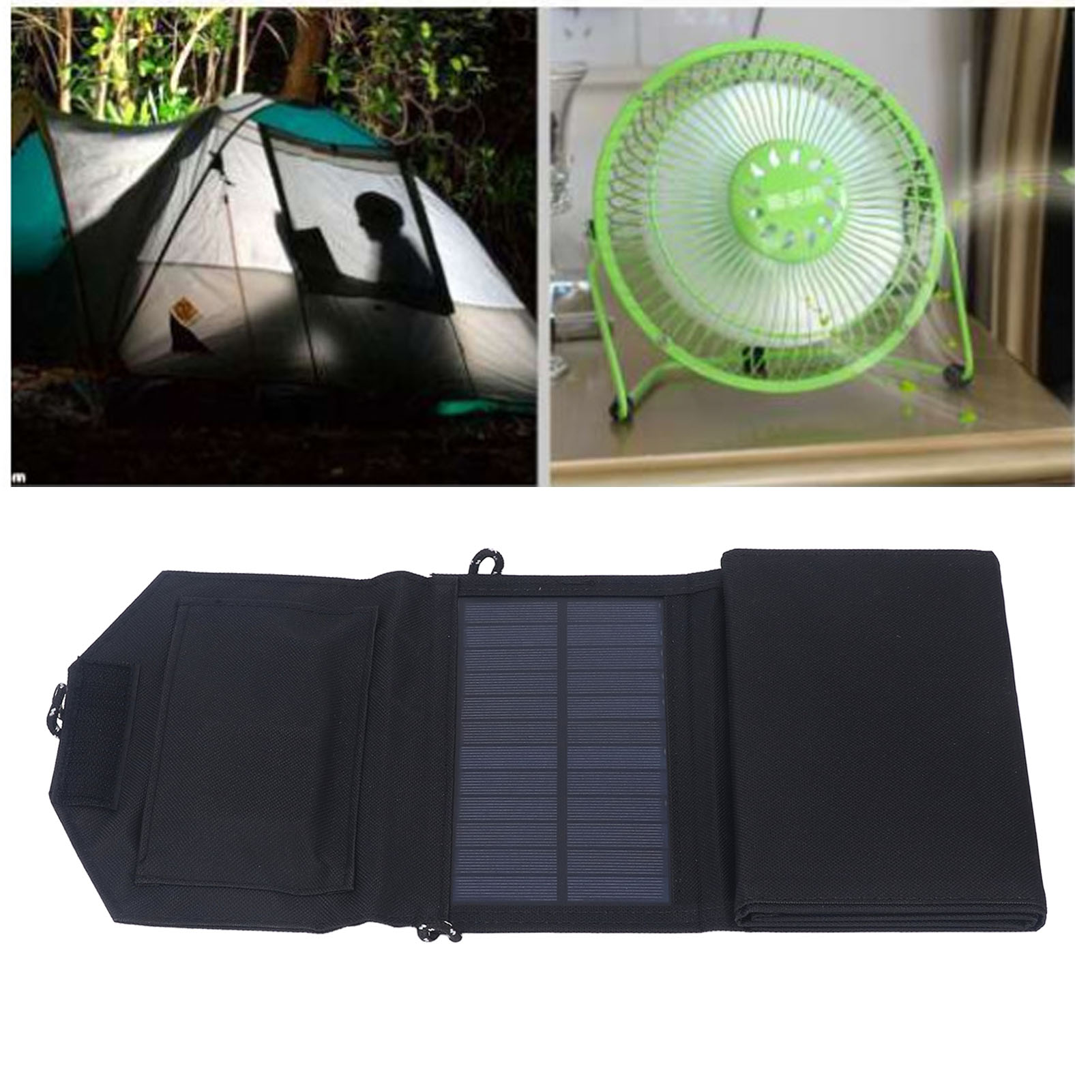 Tragbares, Faltbares 15-w-5-v-solarpanel, Leichtes Und Tragbares Faltladegerät