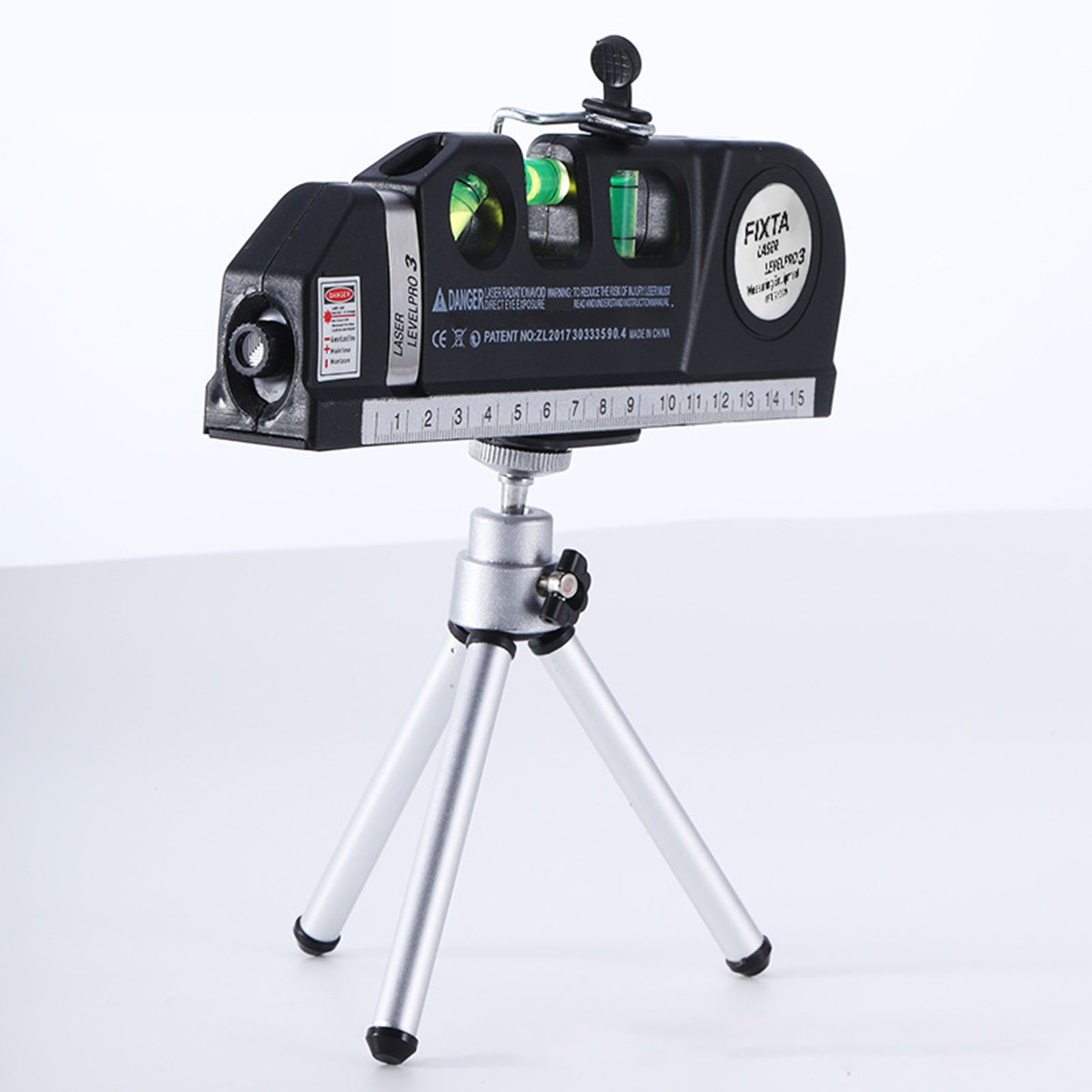 Multifunktionales Infrarot-laser-nivelliergerät, Hochpräzises Infrarot-mess- Und Markierungsinstrument, Winkelwasserwaage Für Die Inneneinrichtung, Linienmarkierer, Betrieb Mit Zwei Aaa-batterien.