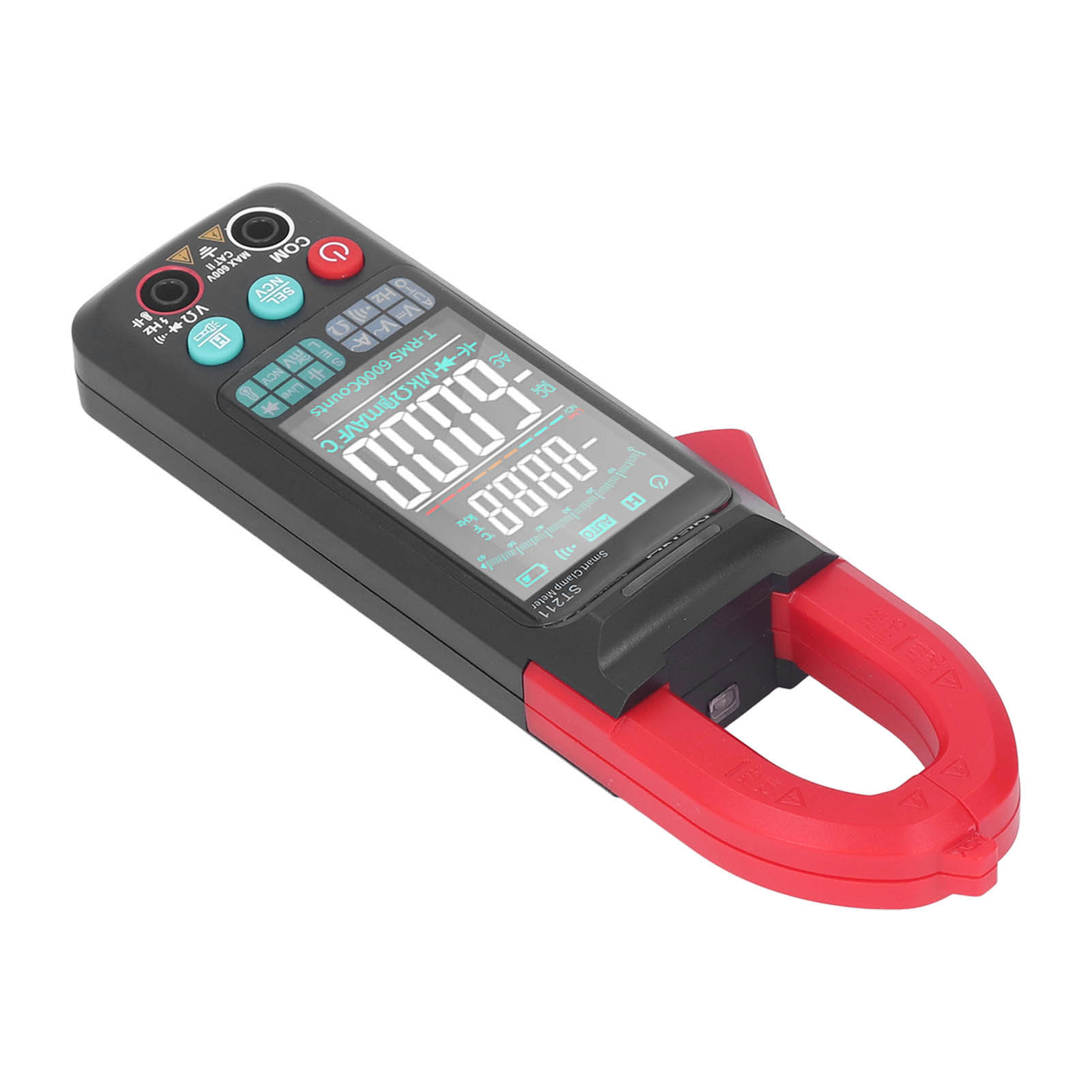 Aneng St211 Stromzange Mit Großem Display, Vollautomatisches Smart-multimeter, Multifunktionales Ac/dc-stromzangenmessgerät, Überhitzungsbeständiges Multimeter