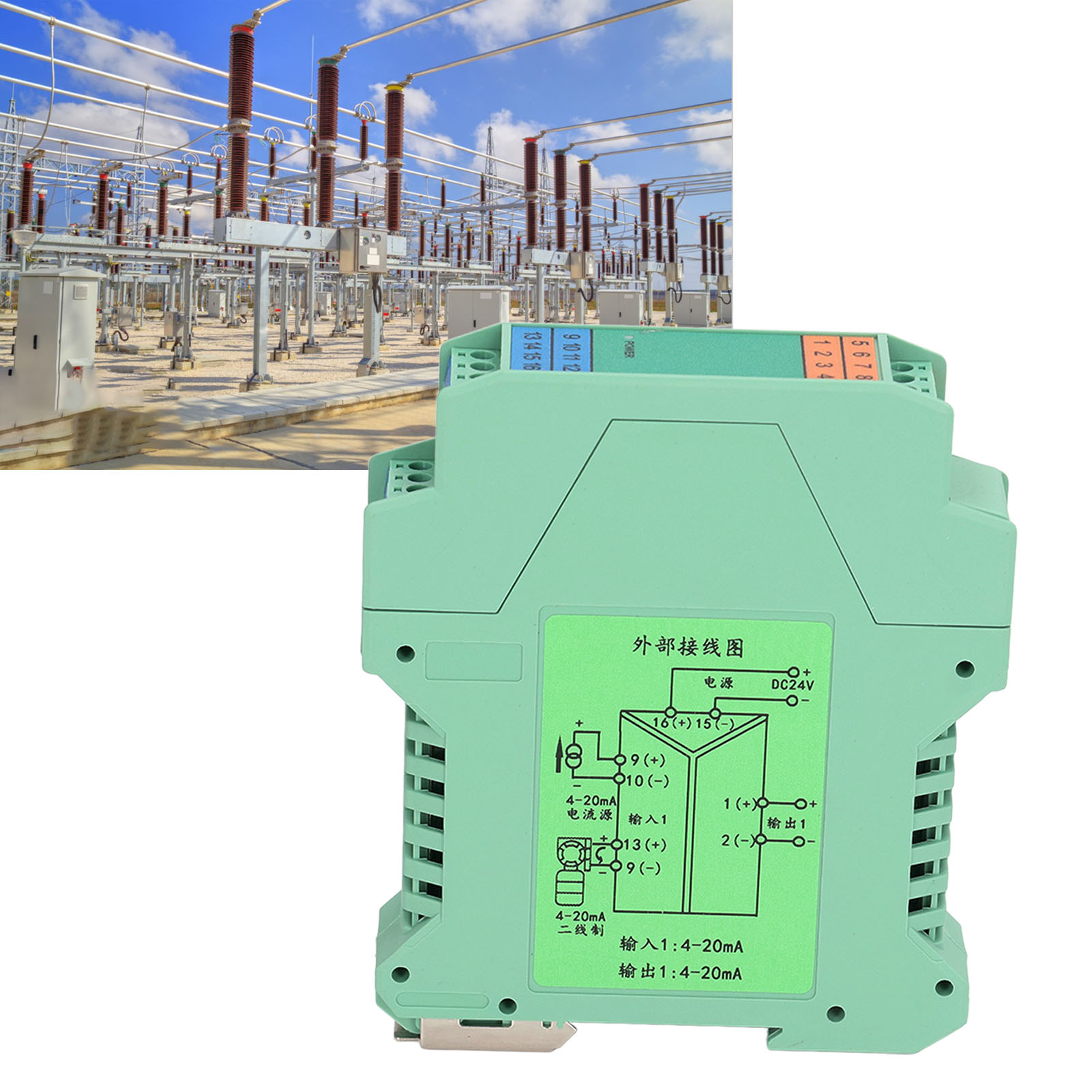 24-v-dc-signalisolator, Strommessumformer Mit Einem Eingang Und Einem Ausgang, Speicherprogrammierbare Steuerung (sps) Für 4–20 Ma Analoges Signal